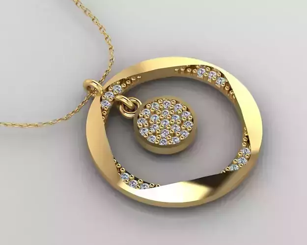 Pendant P105 3D Print Model