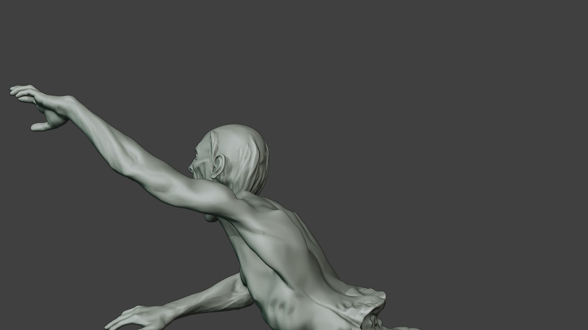 Casual Zombie Male CZ1 0004 3D print model_26