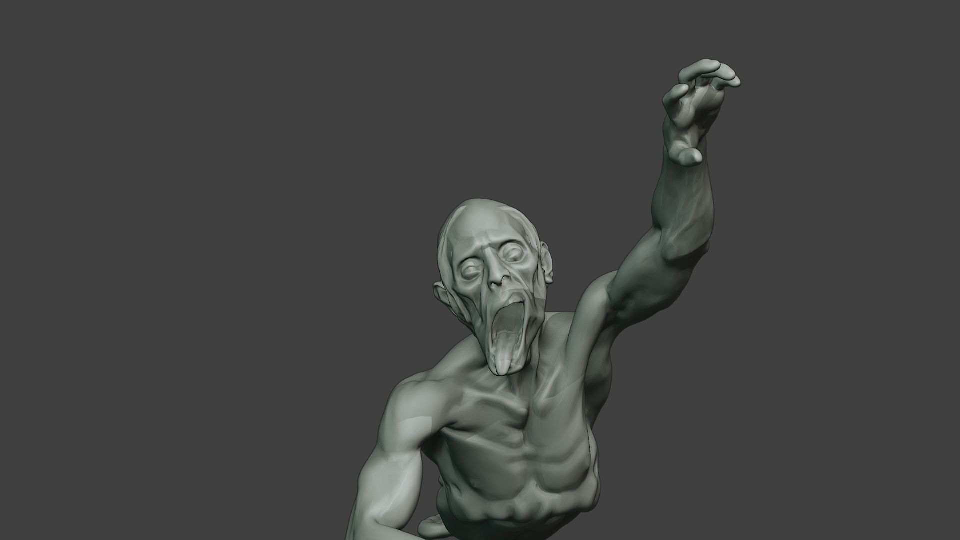 Casual Zombie Male CZ1 0004 3D print model_28