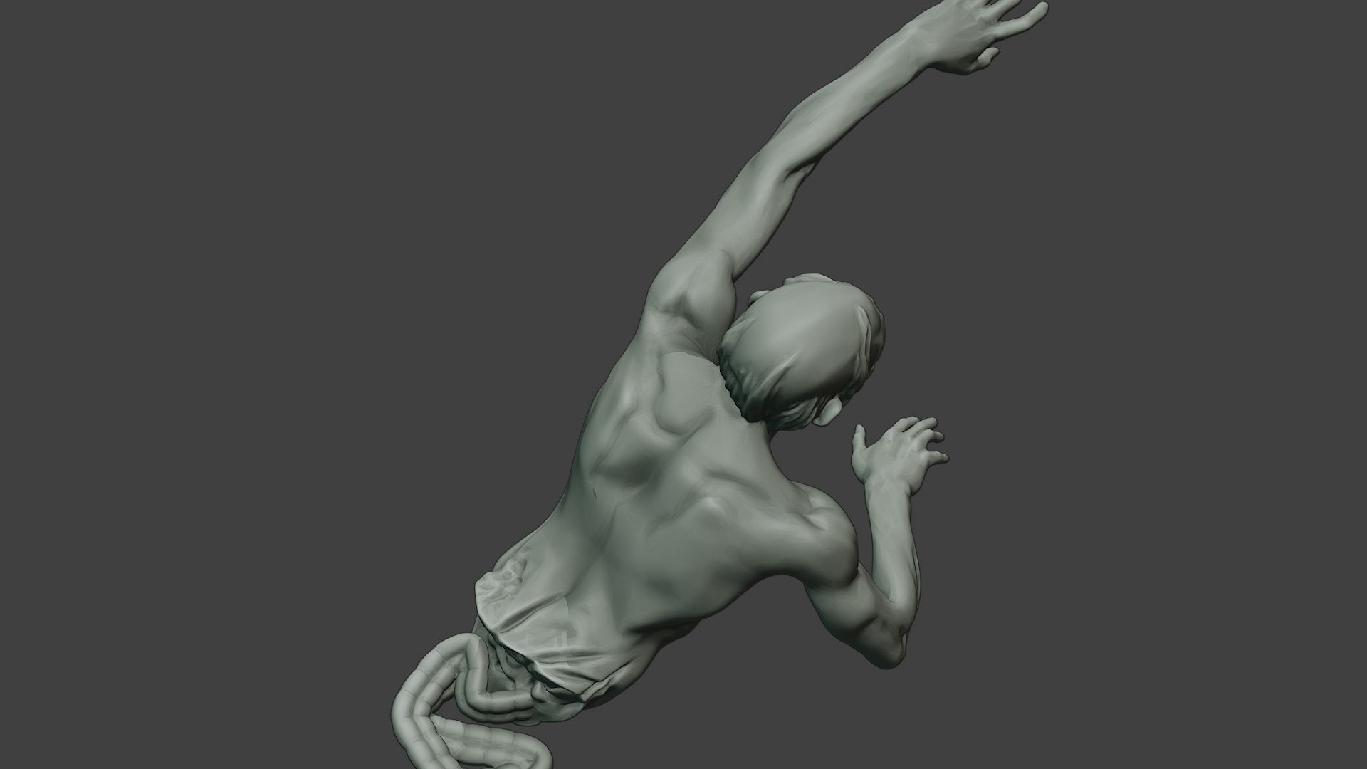 Casual Zombie Male CZ1 0004 3D print model_22