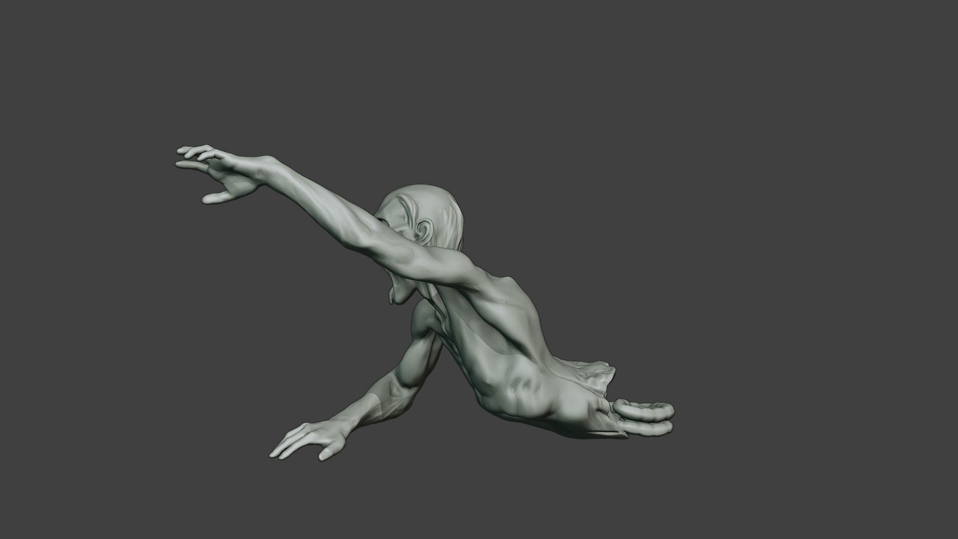 Casual Zombie Male CZ1 0004 3D print model_3