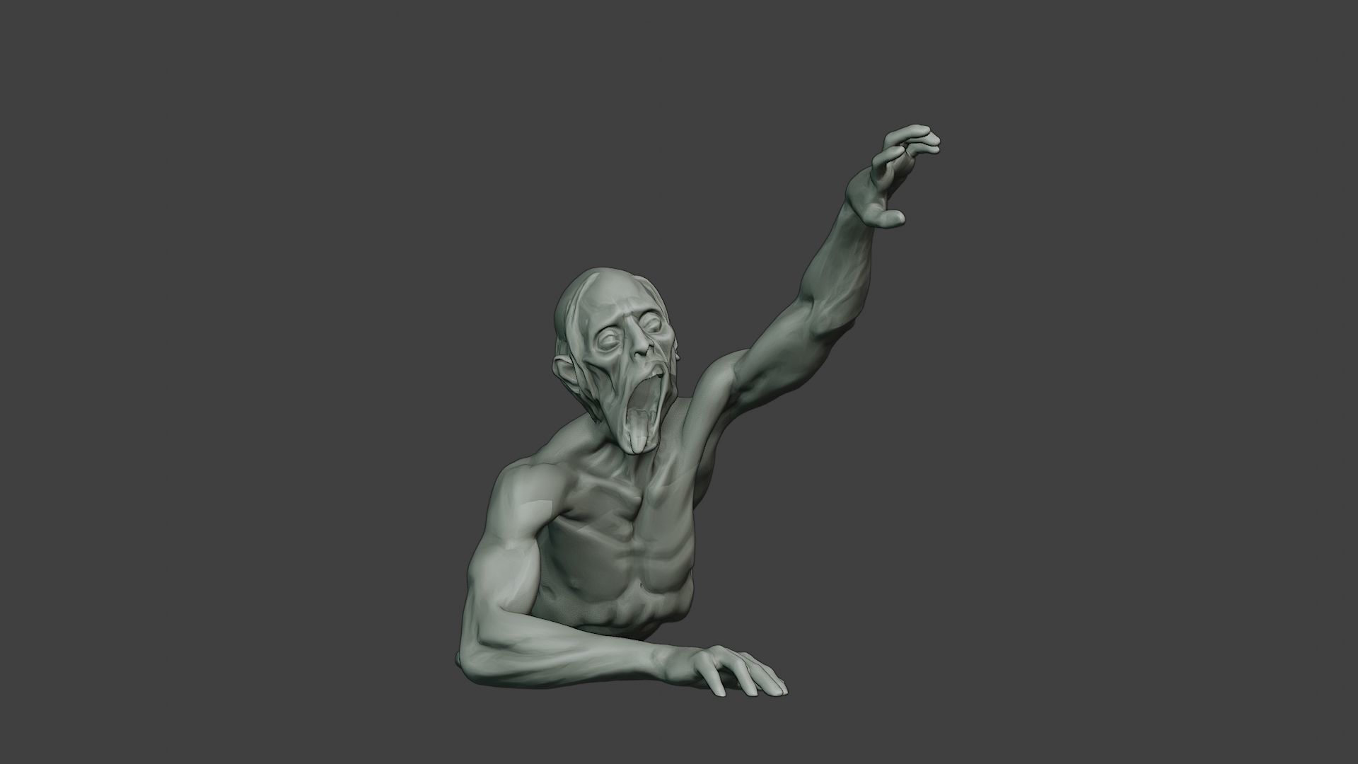 Casual Zombie Male CZ1 0004 3D print model_13