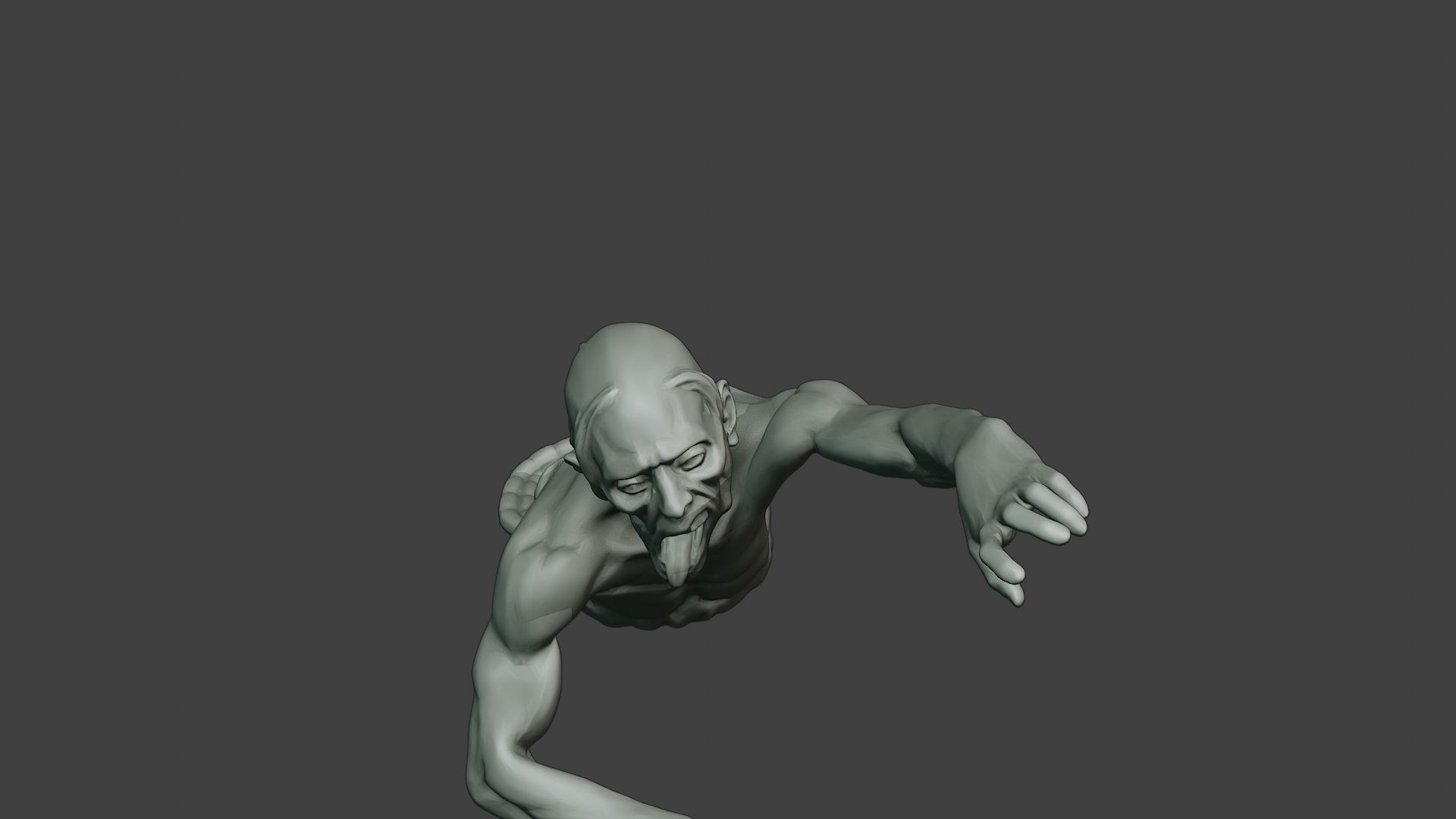 Casual Zombie Male CZ1 0004 3D print model_19