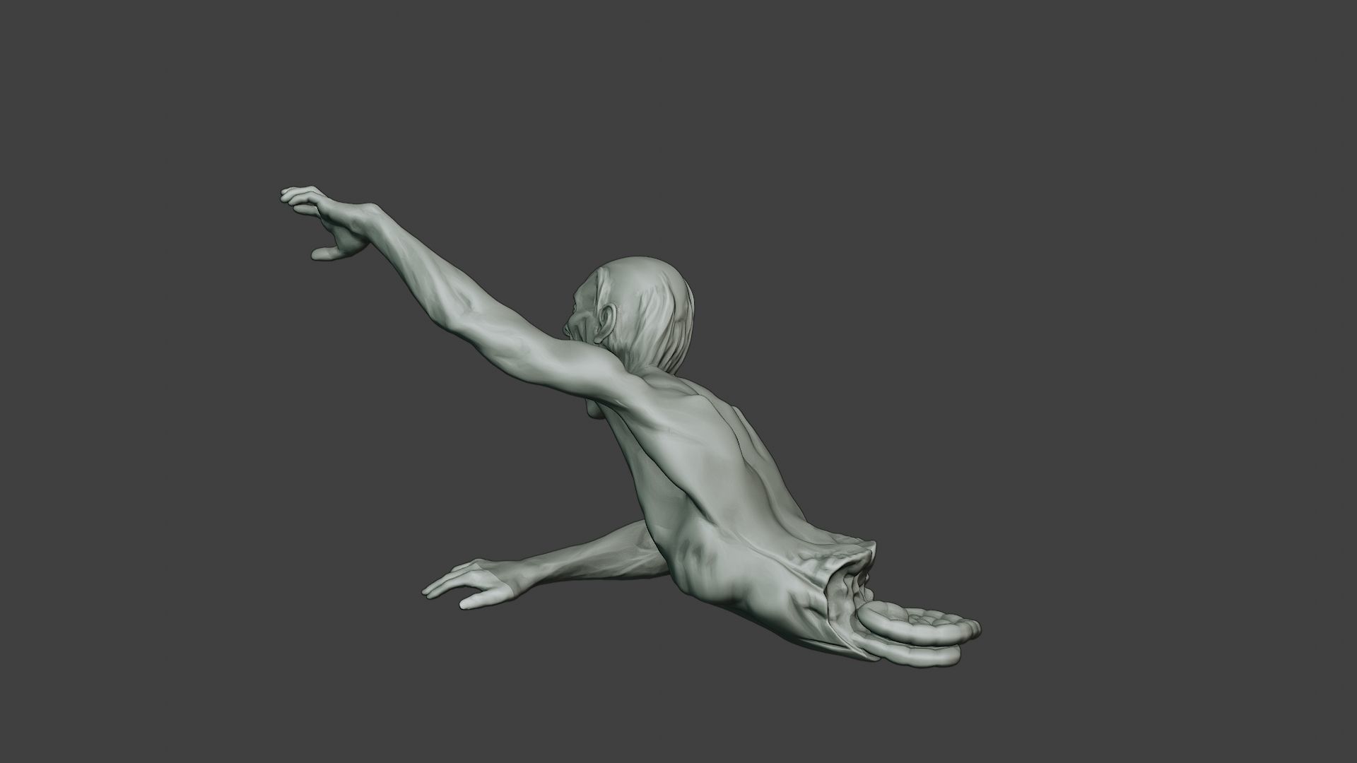 Casual Zombie Male CZ1 0004 3D print model_4