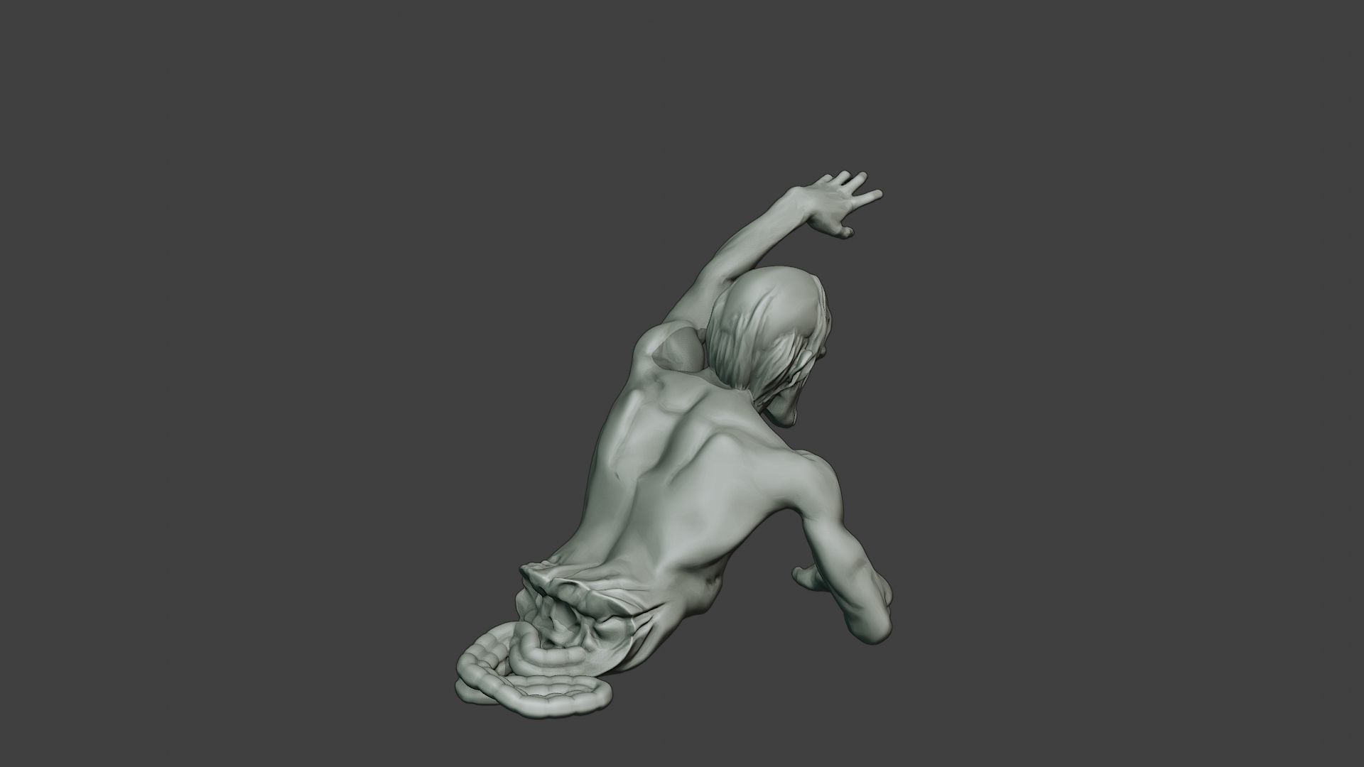 Casual Zombie Male CZ1 0004 3D print model_7