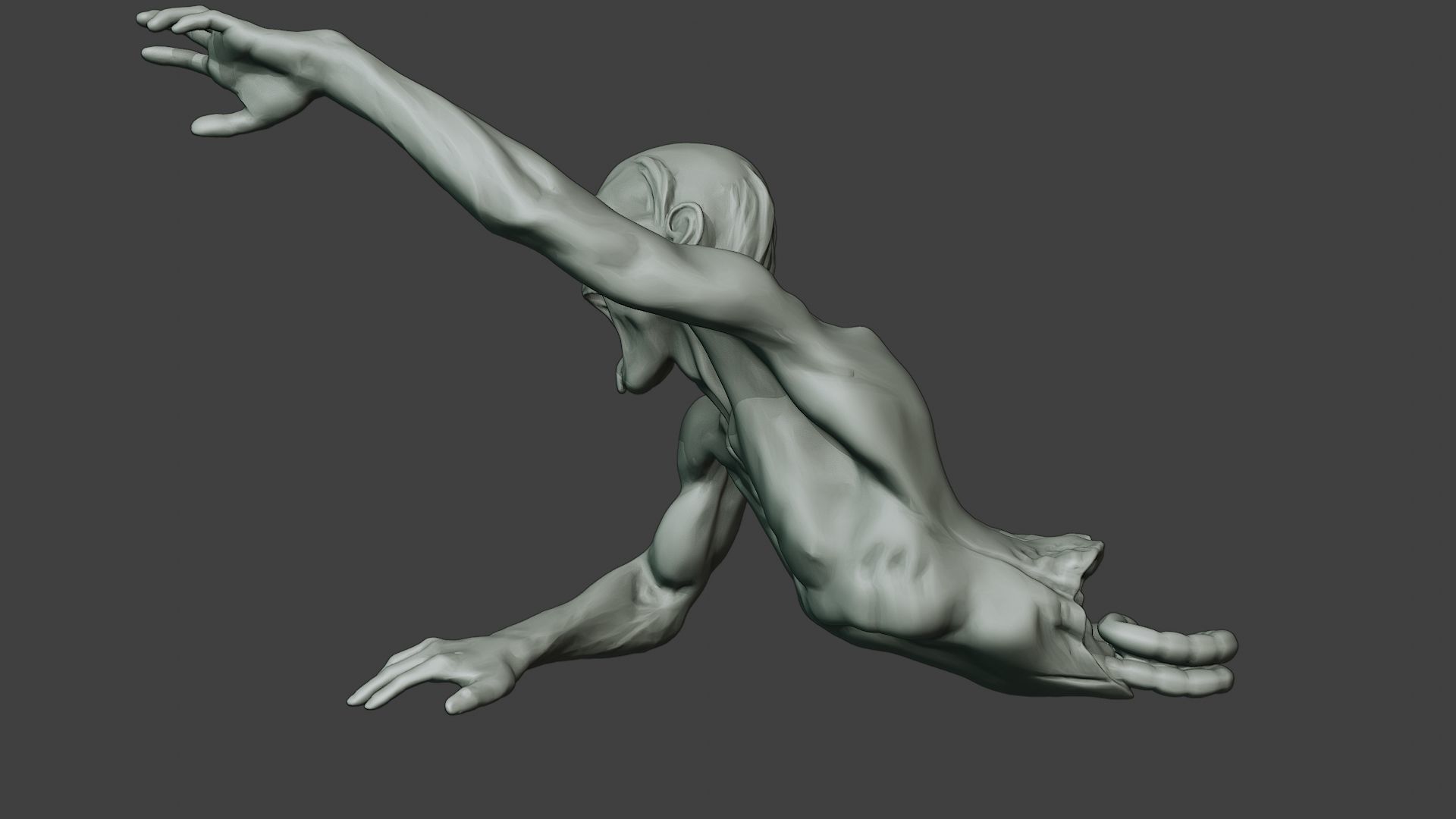 Casual Zombie Male CZ1 0004 3D print model_17