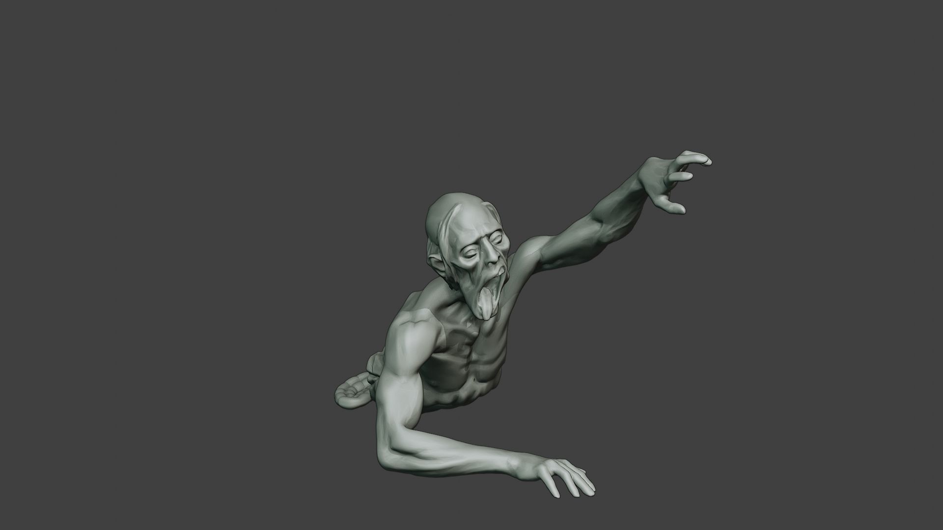 Casual Zombie Male CZ1 0004 3D print model_10