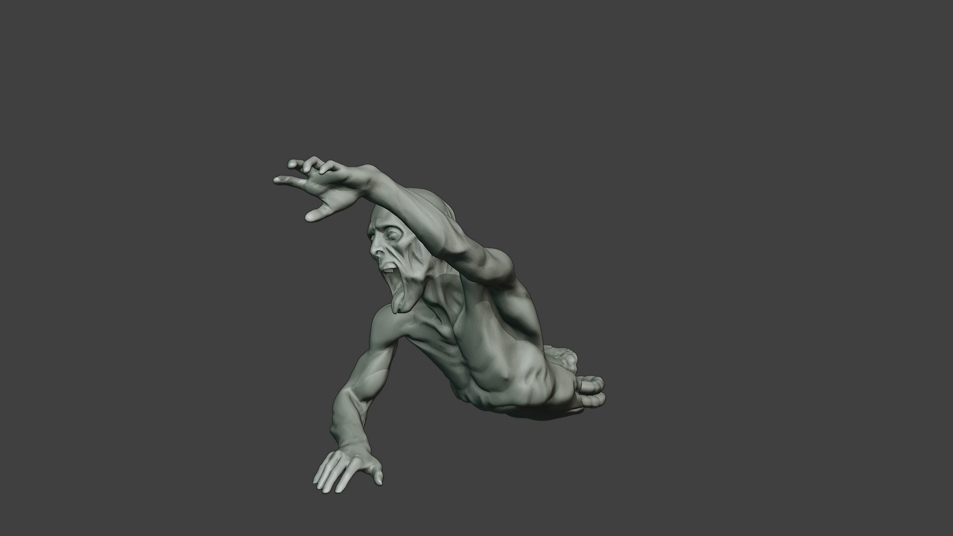 Casual Zombie Male CZ1 0004 3D print model_2