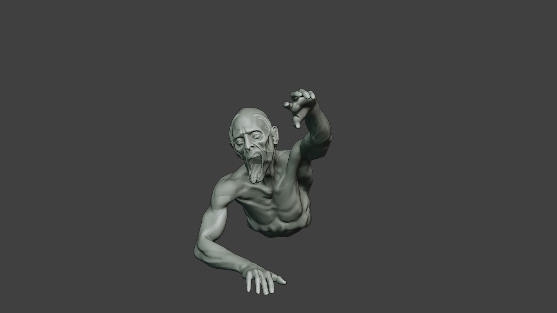 Casual Zombie Male CZ1 0004 3D print model_11