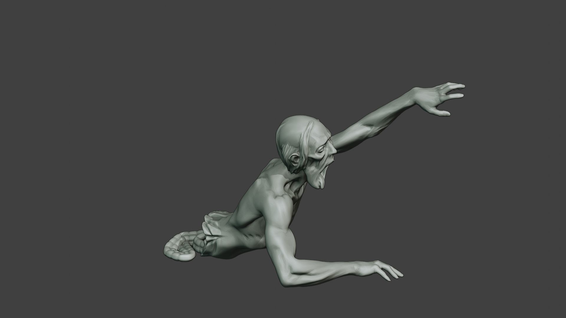 Casual Zombie Male CZ1 0004 3D print model_9