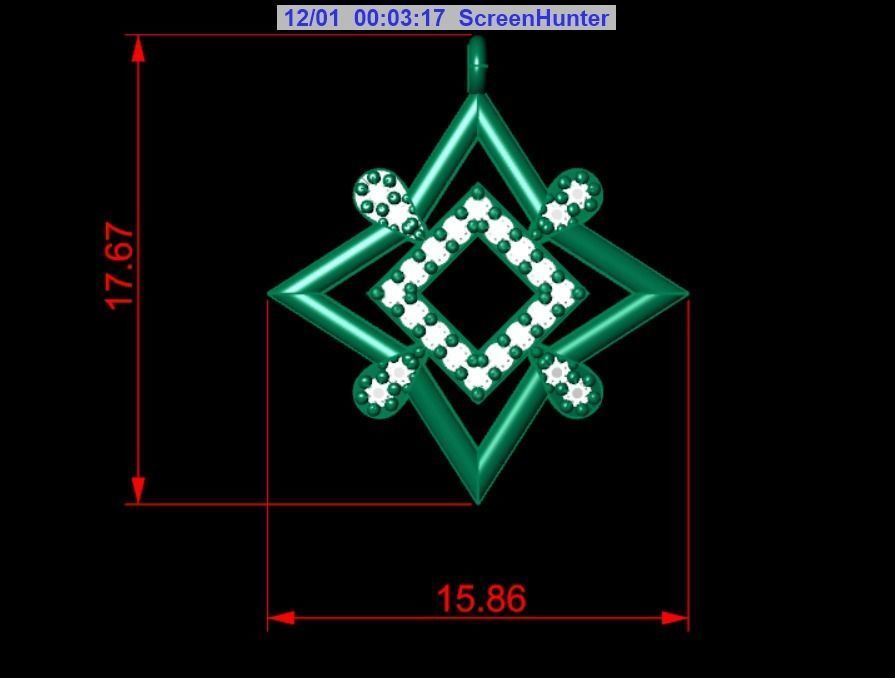 Pendant P108 3D Print Model 3D print model_4