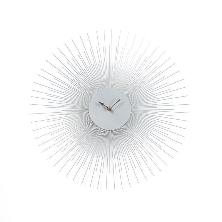 Sunburst Wall Clock 3D model_2