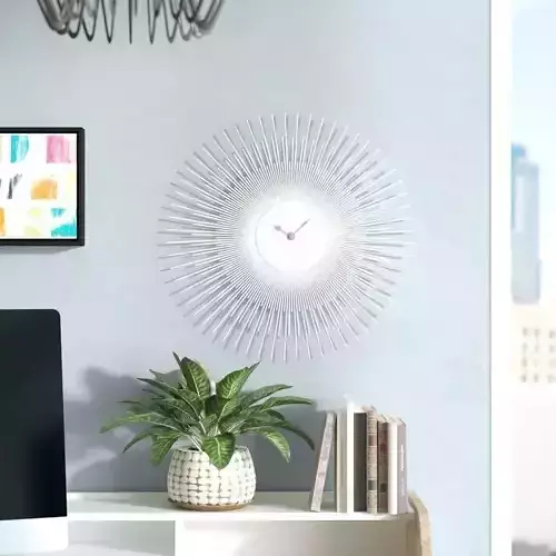 Sunburst Wall Clock