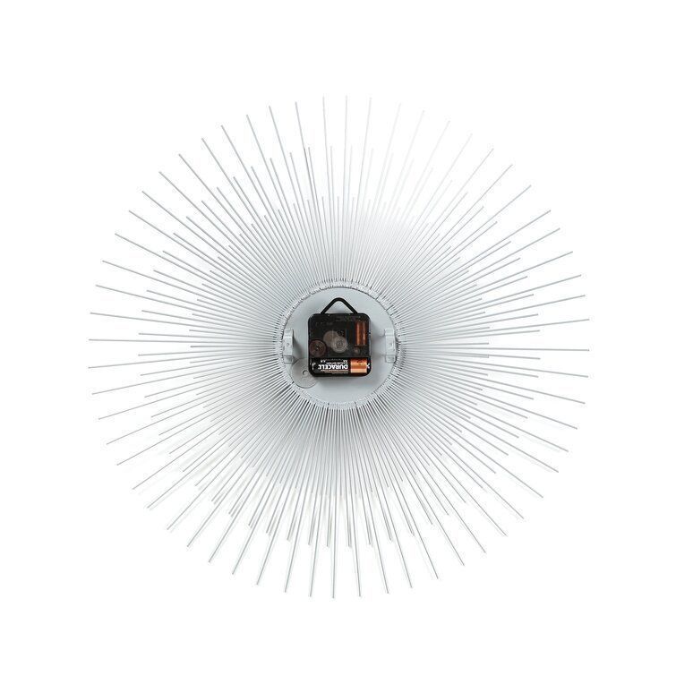 Sunburst Wall Clock 3D model_3
