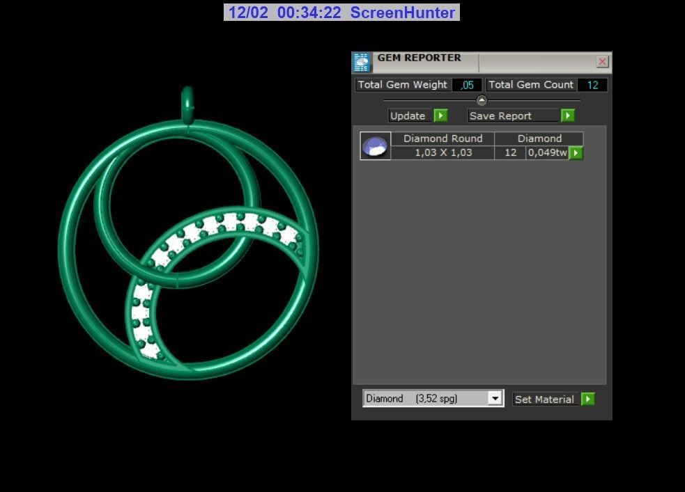 Pendant P119 3D Print Model 3D print model_3