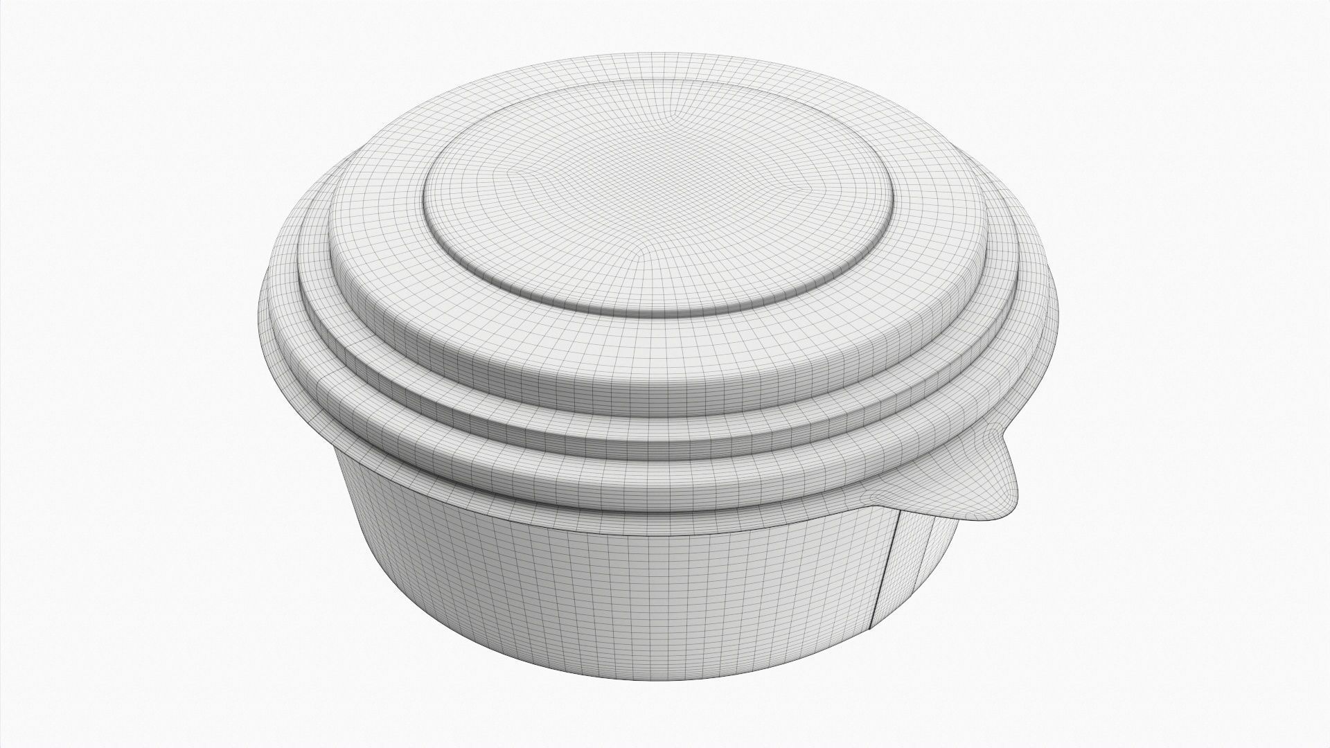 Eco friendly plate 3D model_5