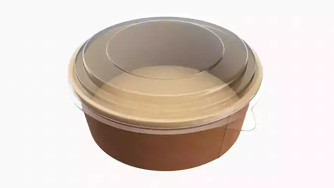 Eco friendly plate 3D model