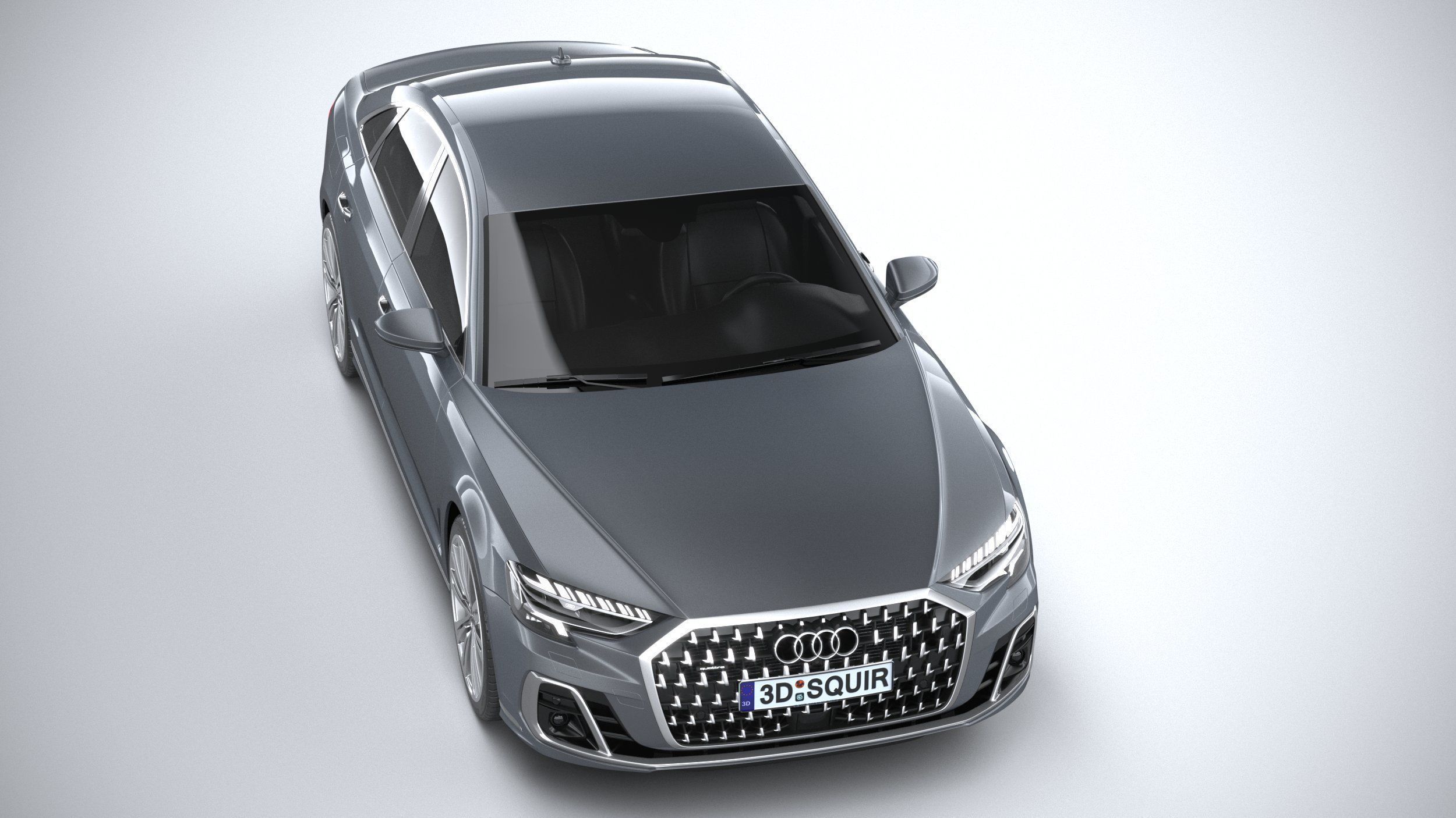 Audi A8 2022 3D model_12