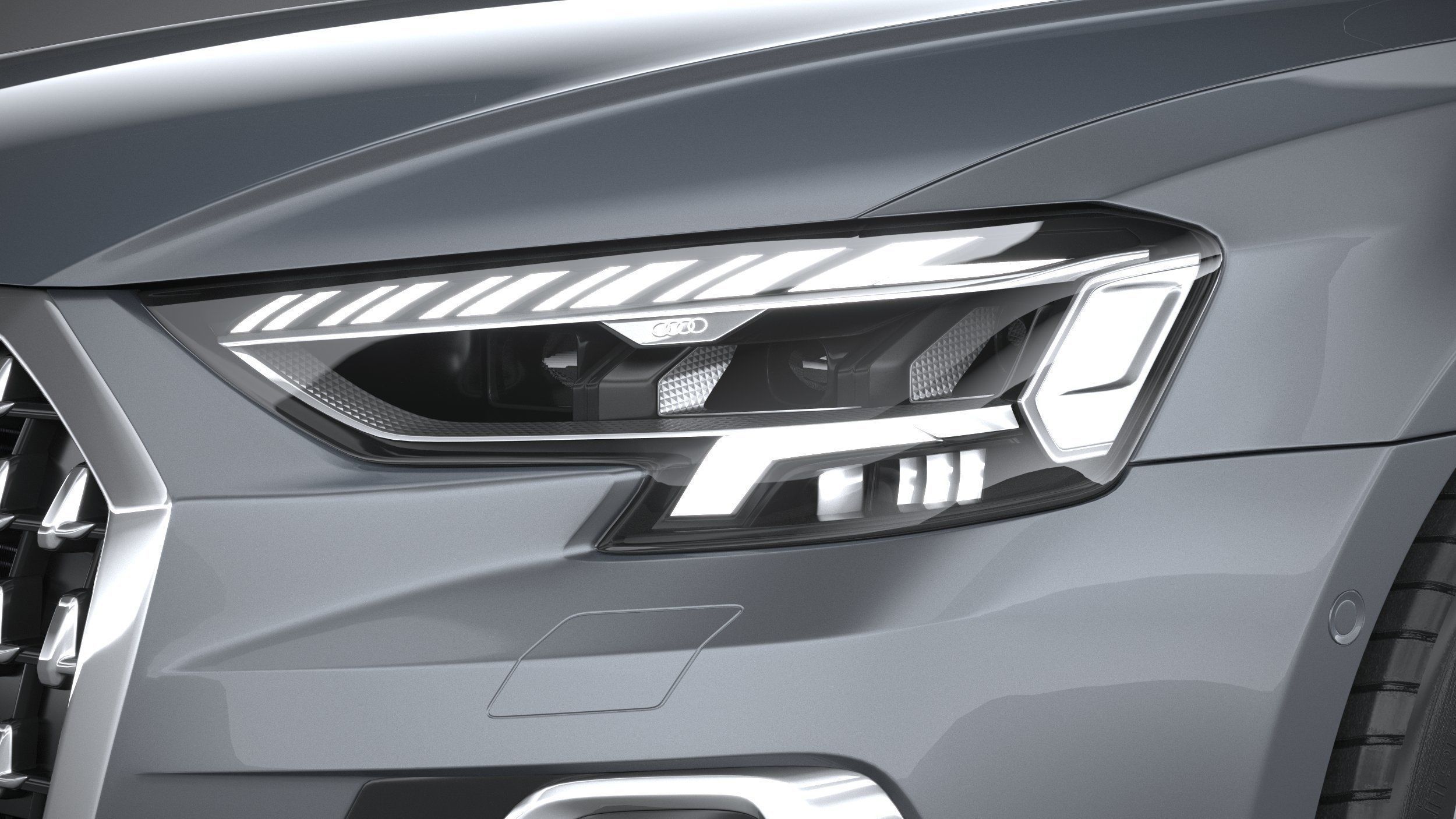 Audi A8 2022 3D model_14