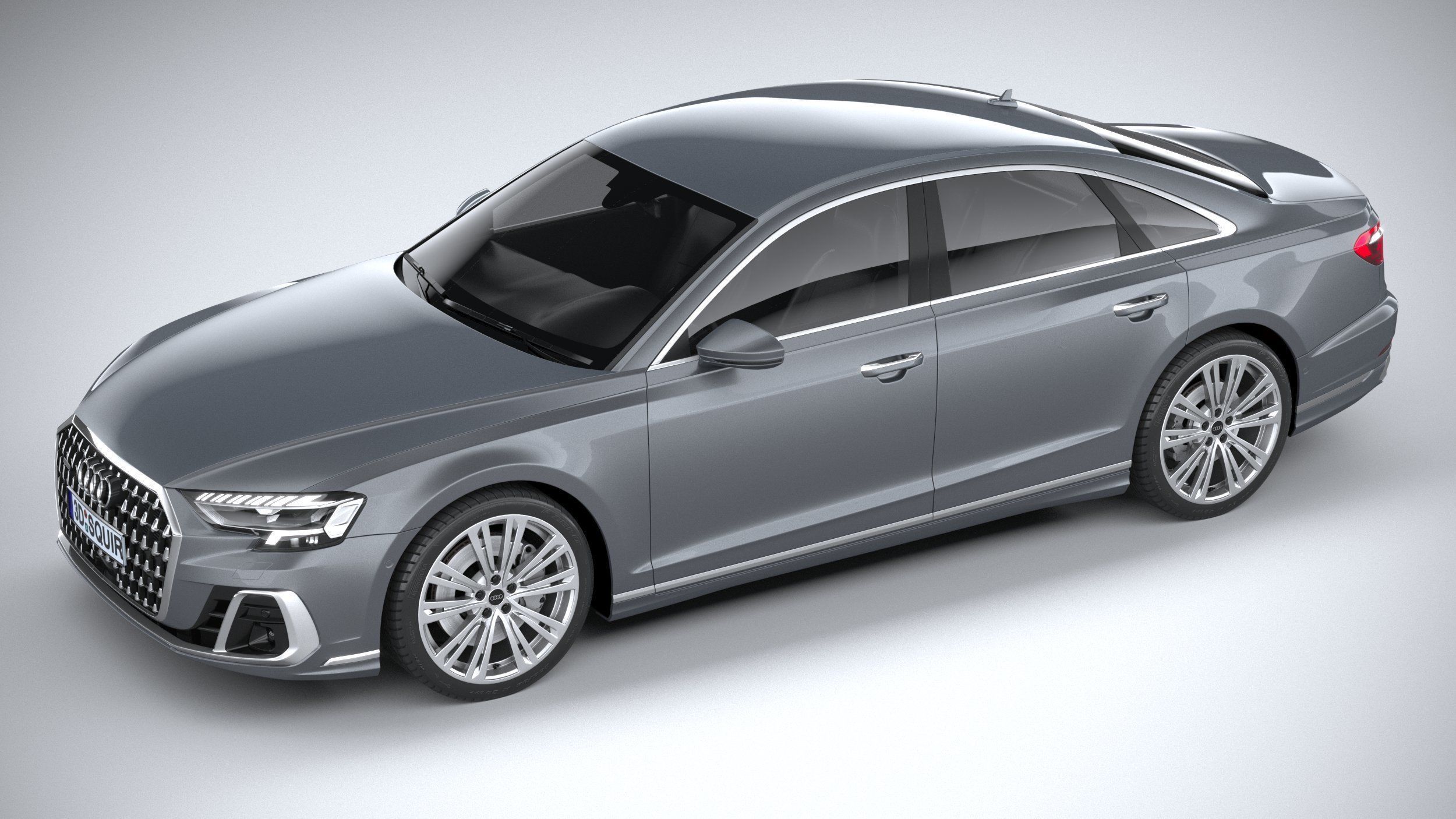 Audi A8 2022 3D model_7