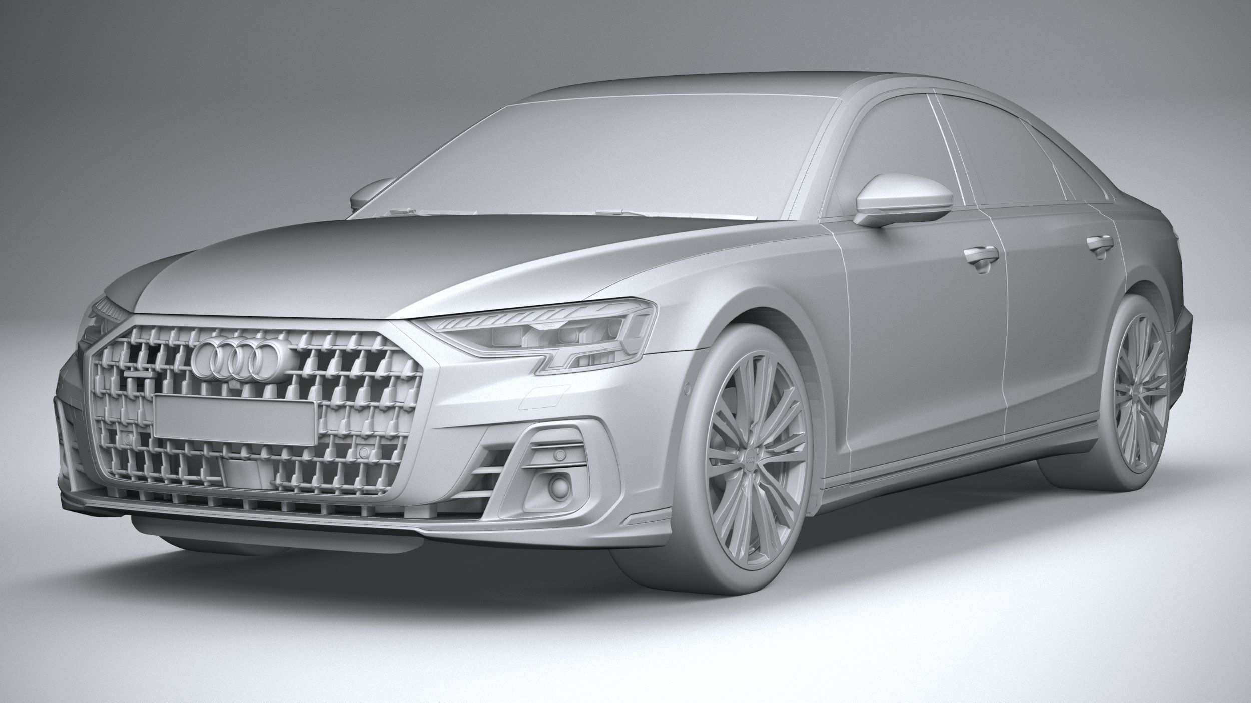 Audi A8 2022 3D model_20