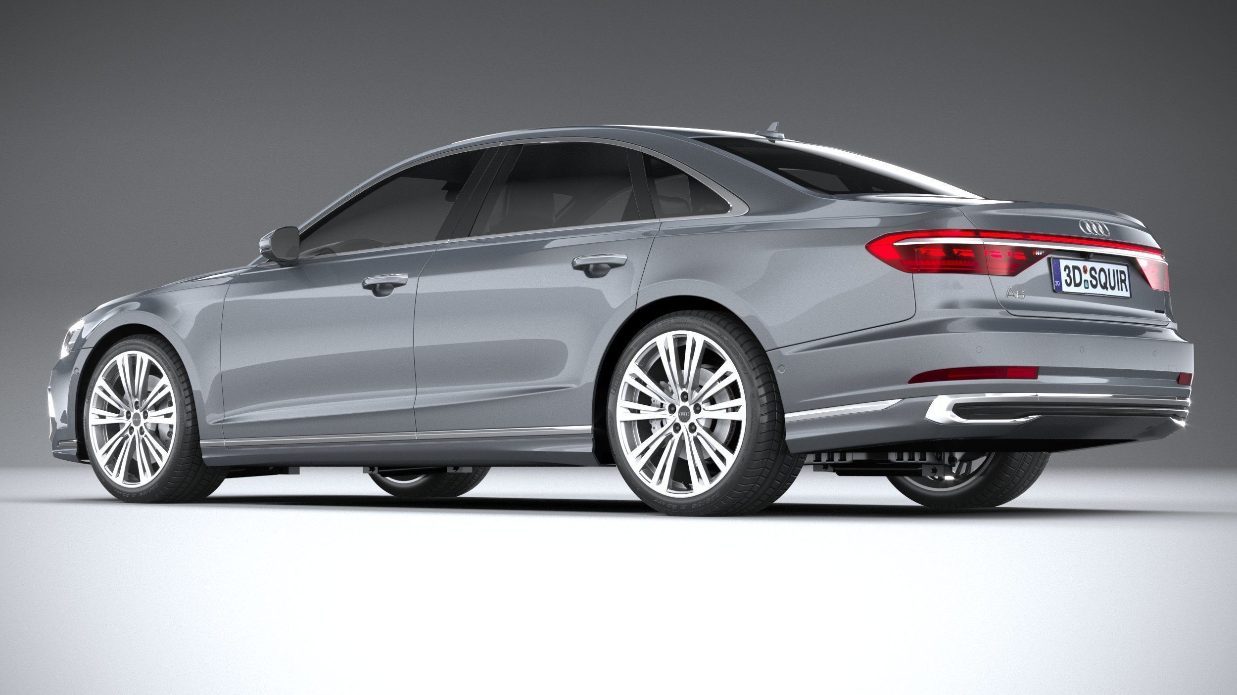 Audi A8 2022 3D model_5