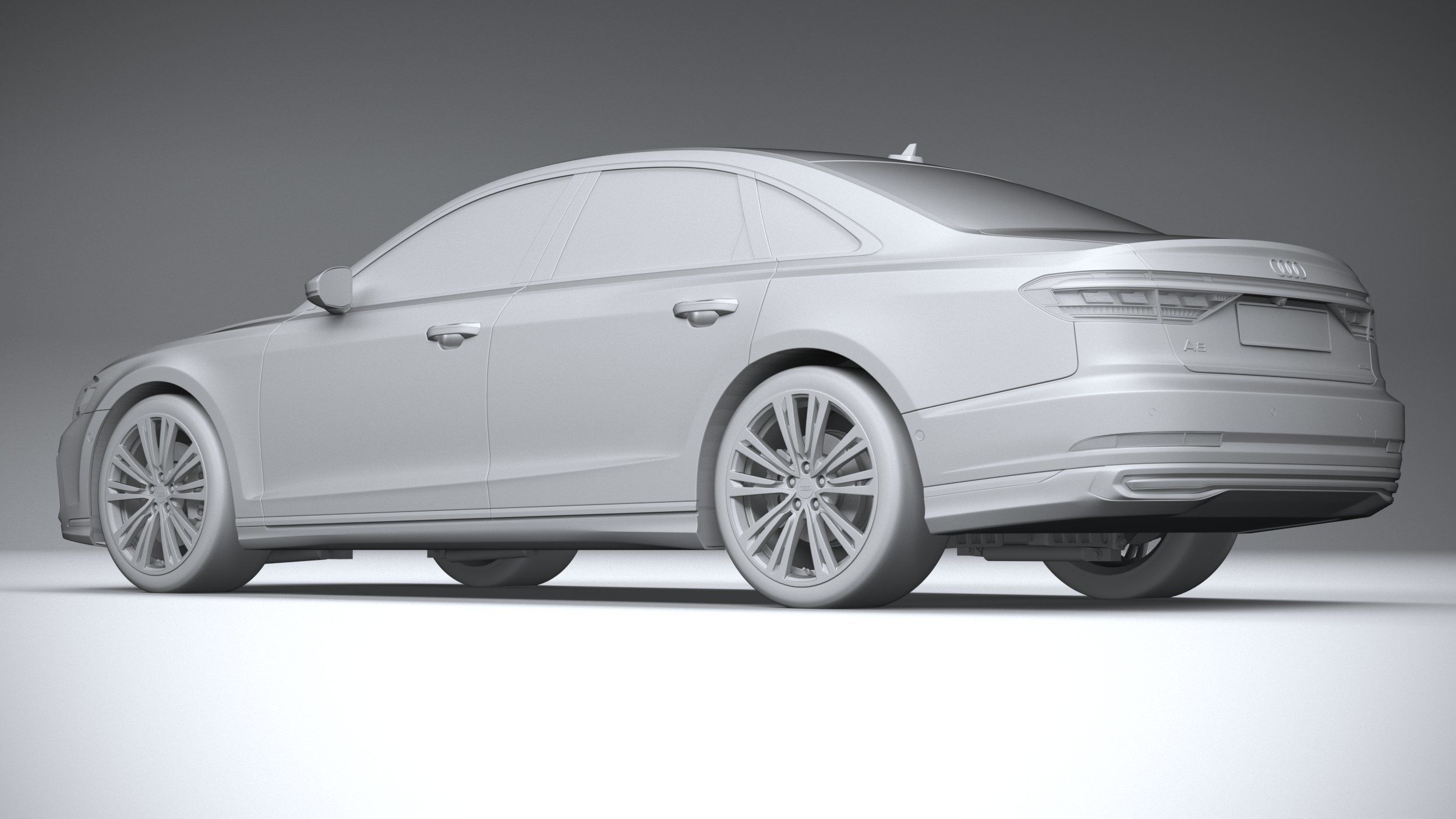 Audi A8 2022 3D model_21