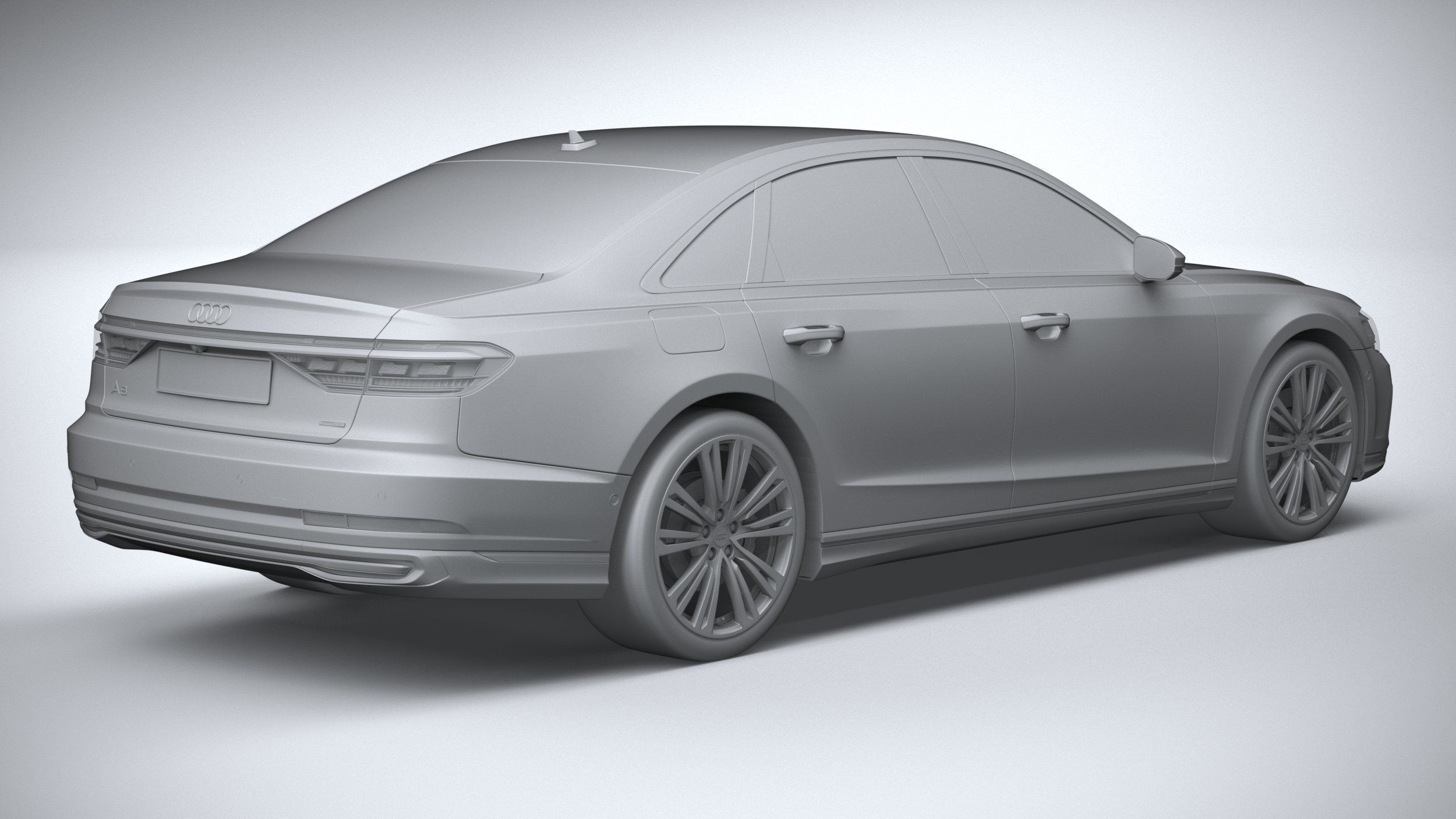 Audi A8 2022 3D model_25
