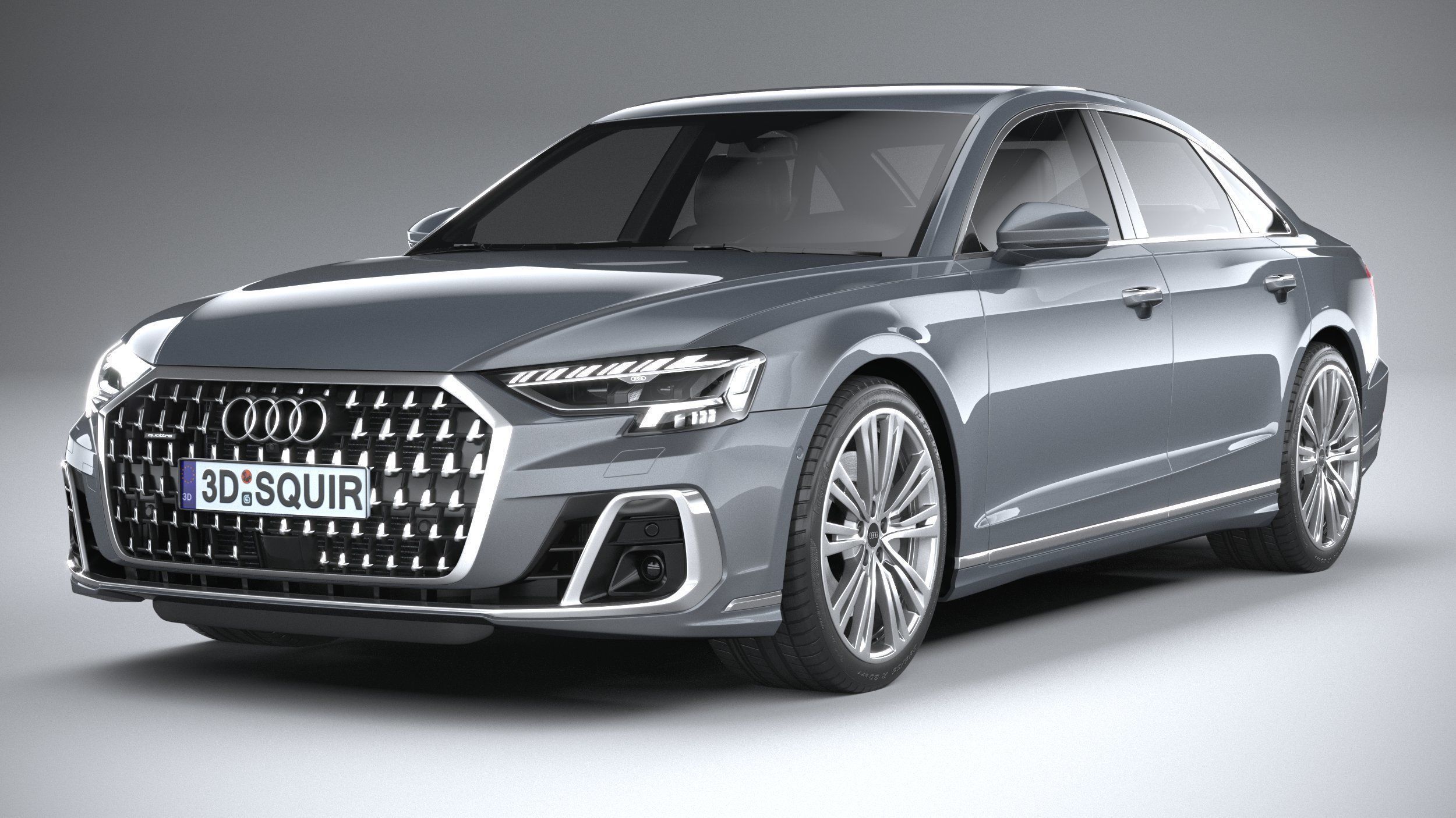 Audi A8 2022 3D model_2