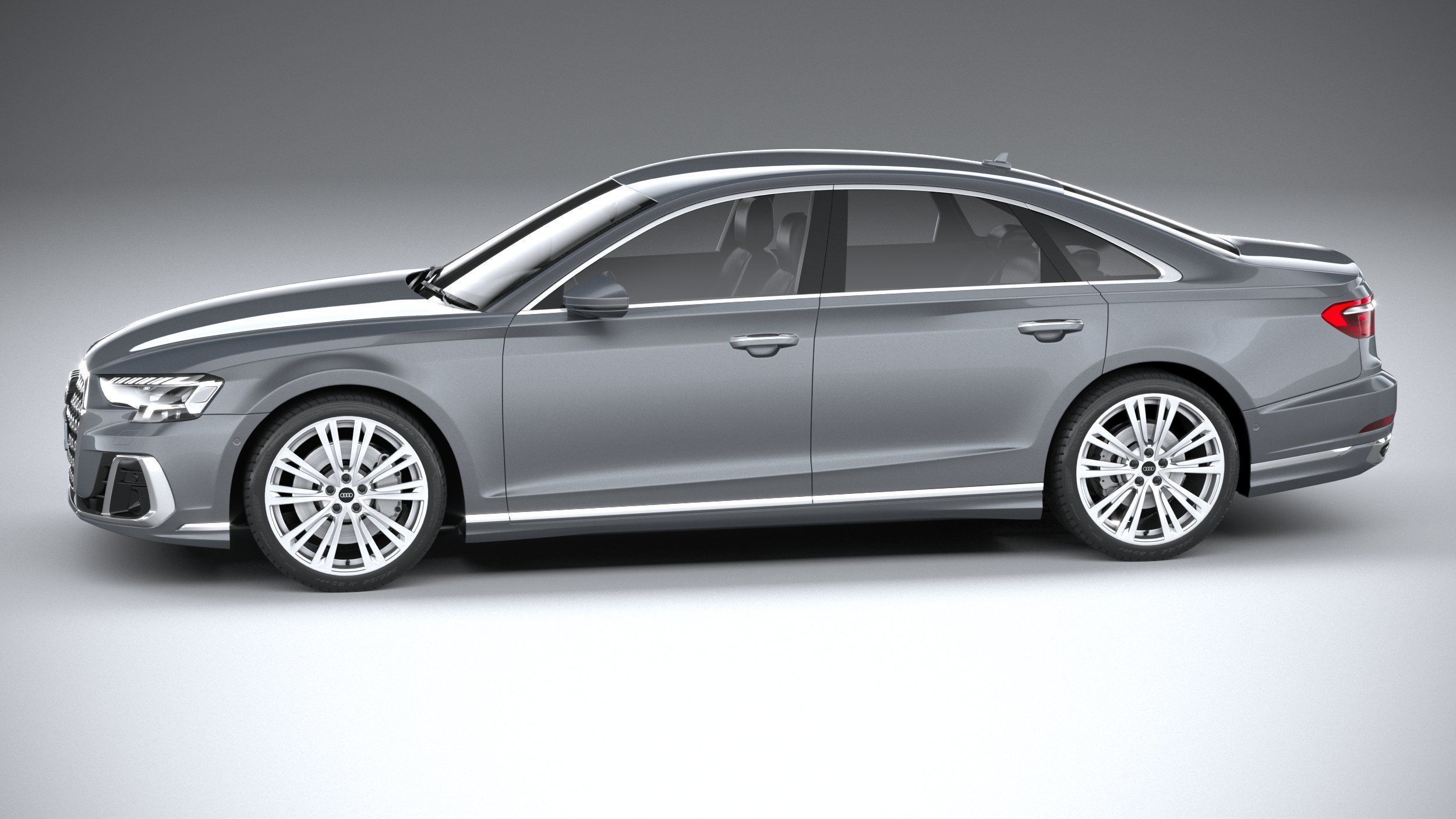 Audi A8 2022 3D model_8