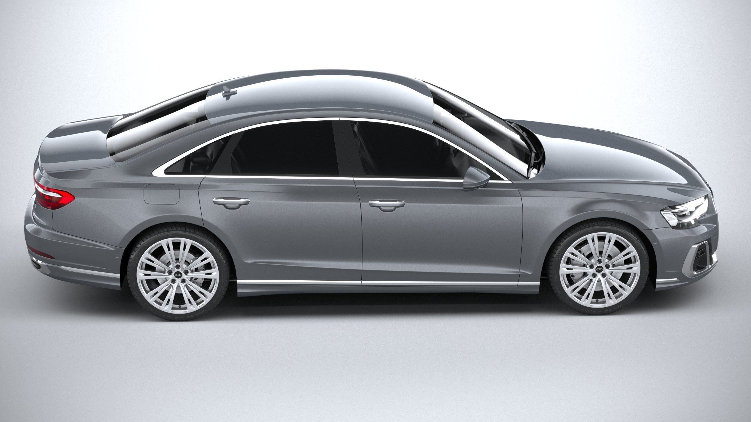 Audi A8 2022 3D model_11