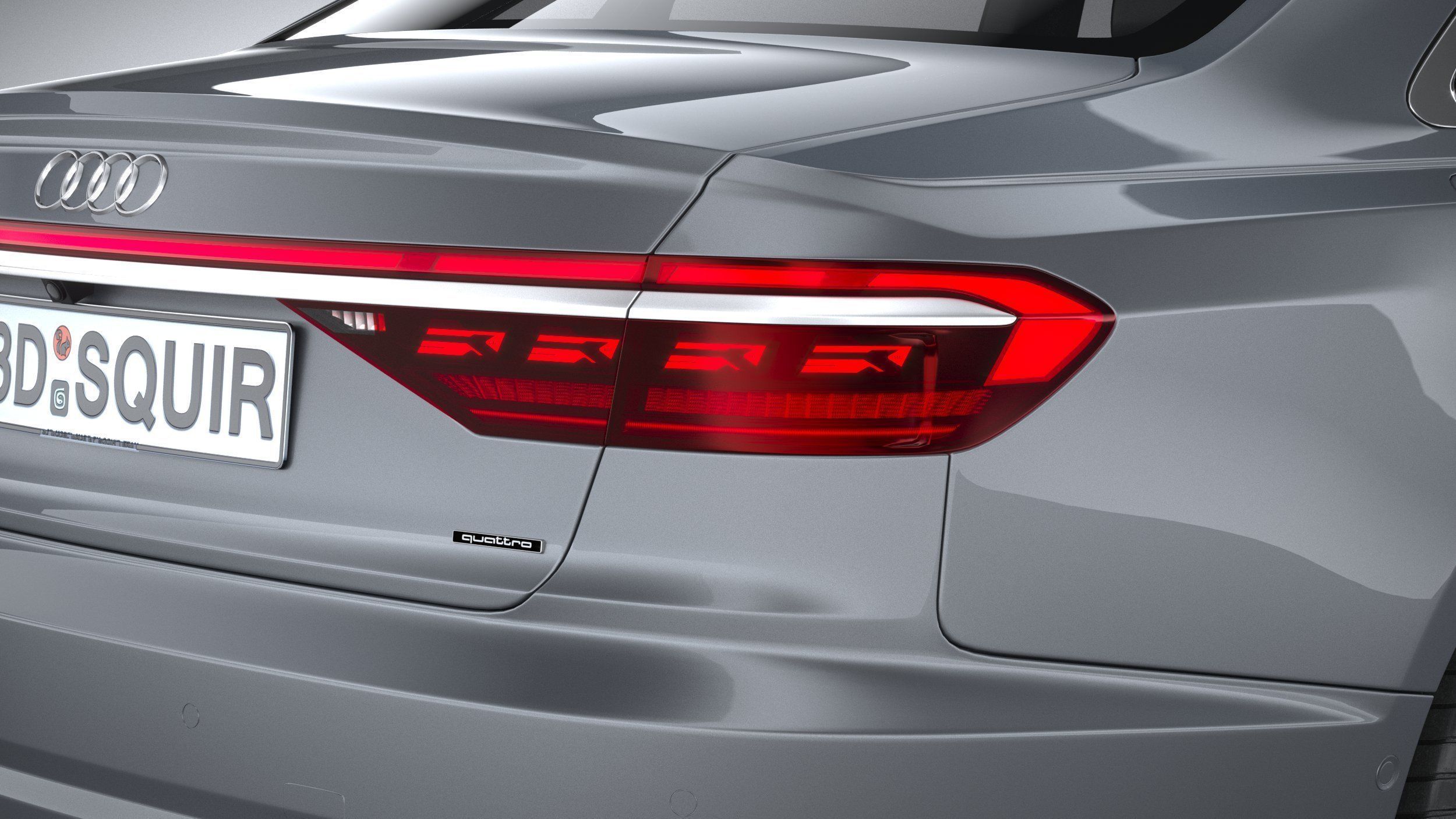 Audi A8 2022 3D model_18