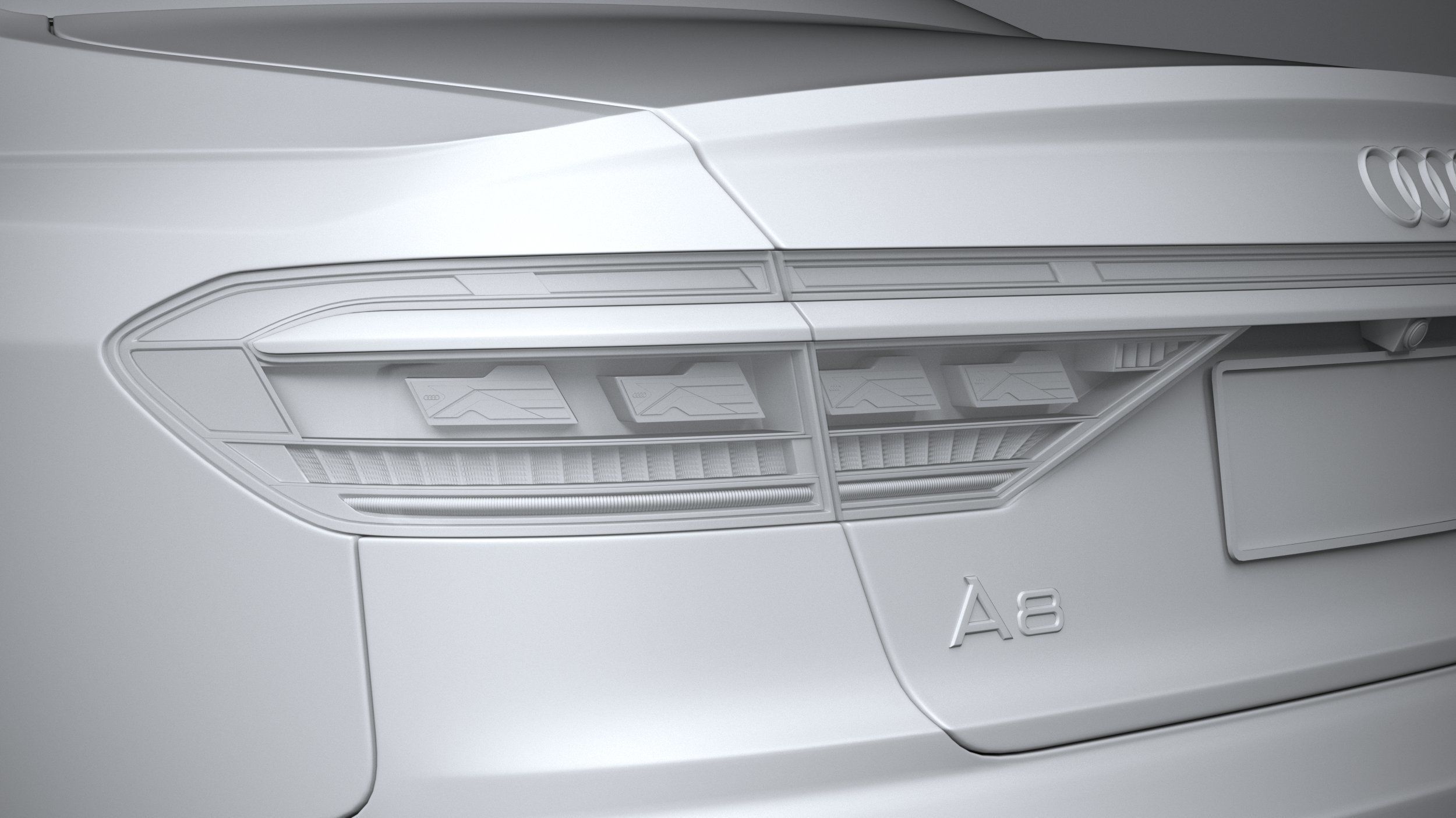 Audi A8 2022 3D model_24