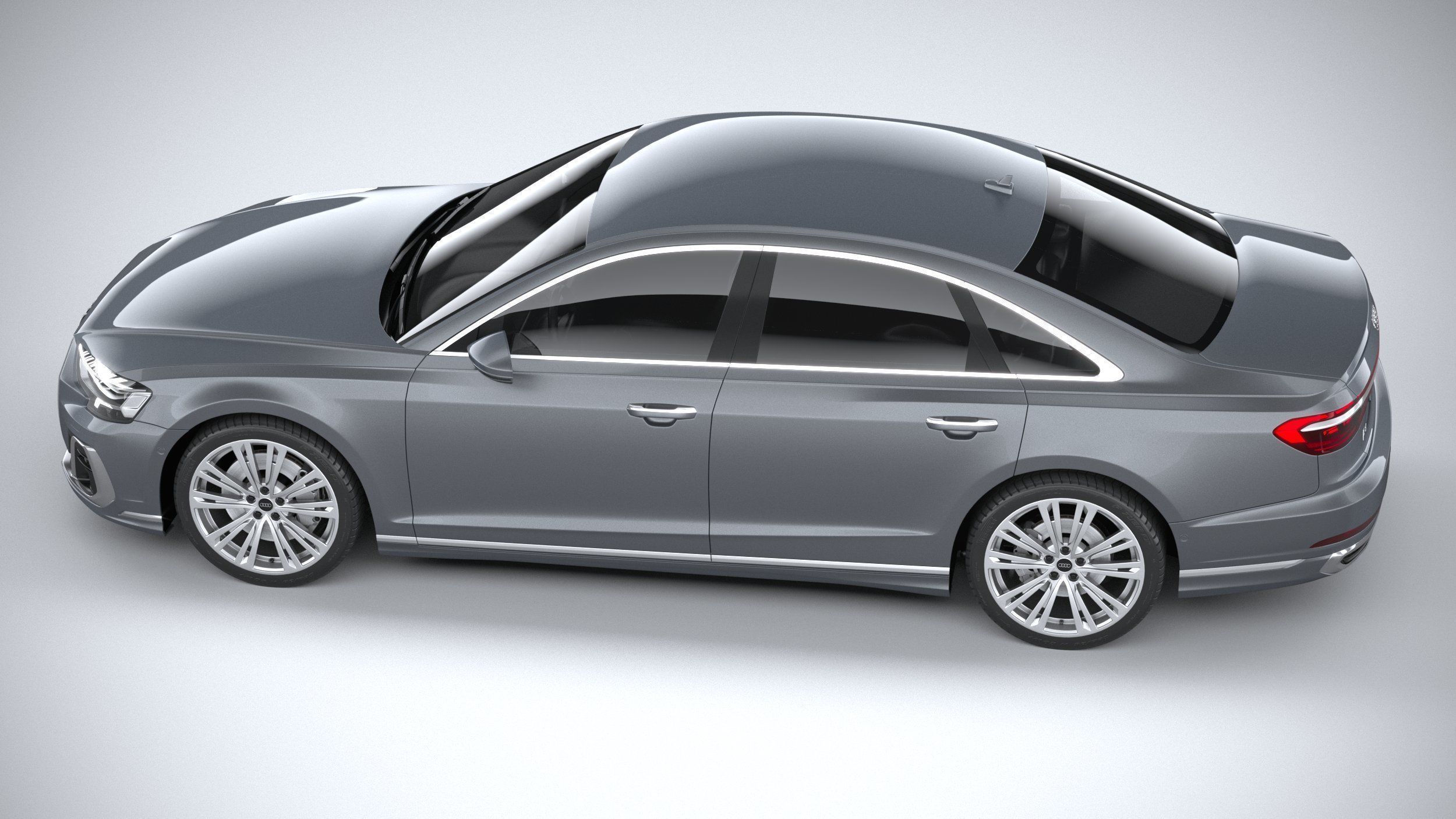 Audi A8 2022 3D model_9