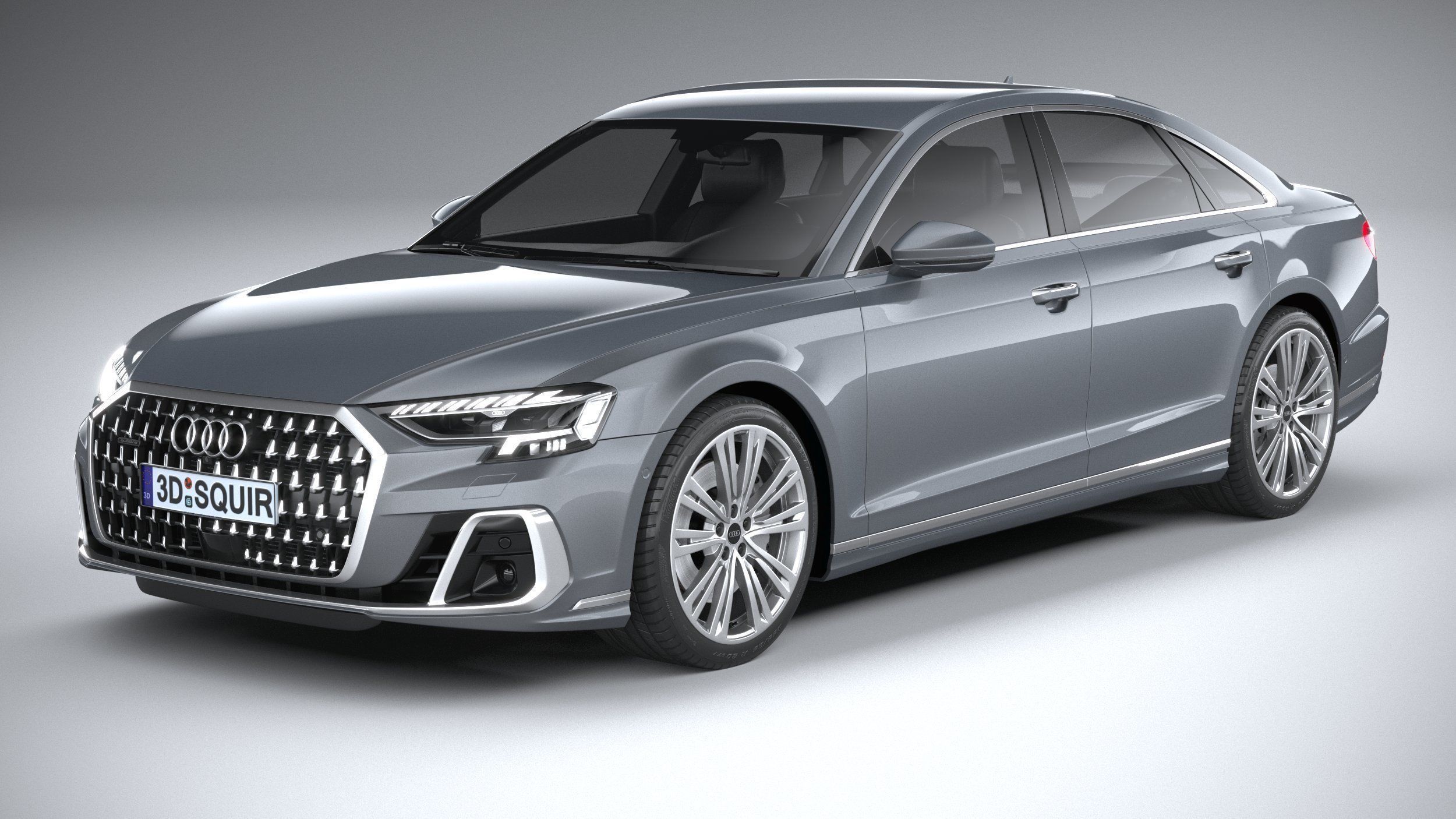 Audi A8 2022 3D model_1