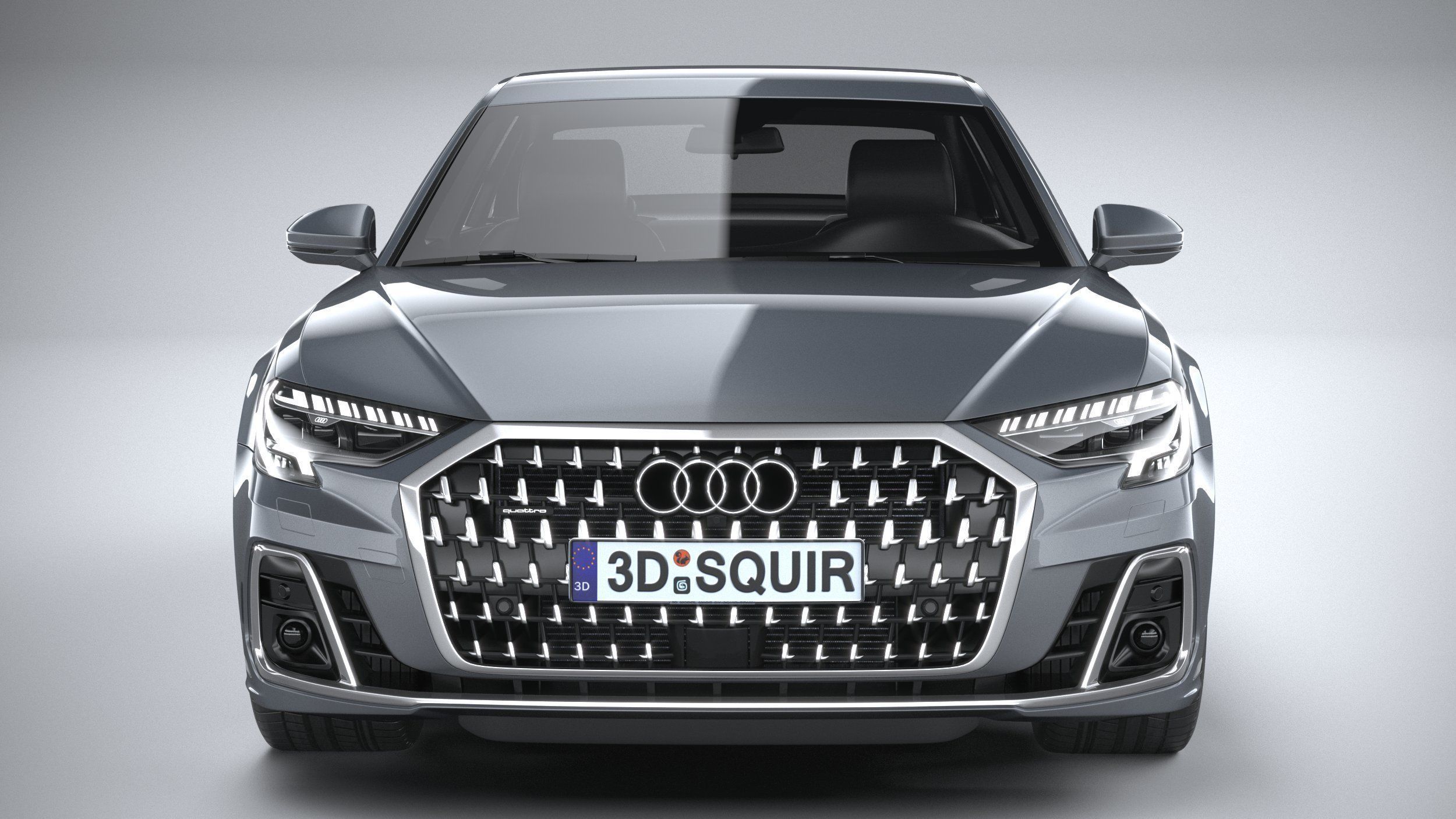 Audi A8 2022 3D model_13
