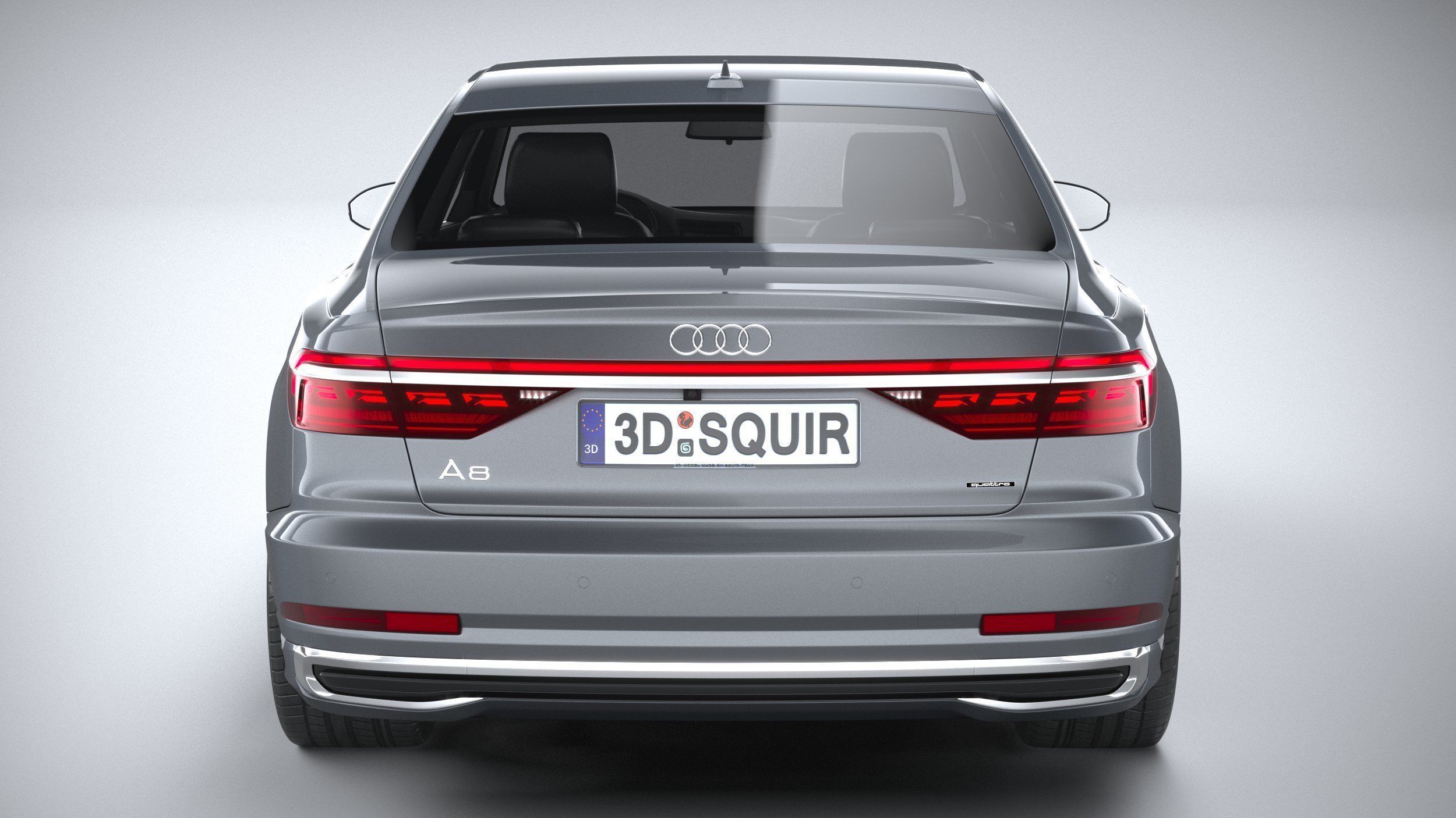 Audi A8 2022 3D model_4