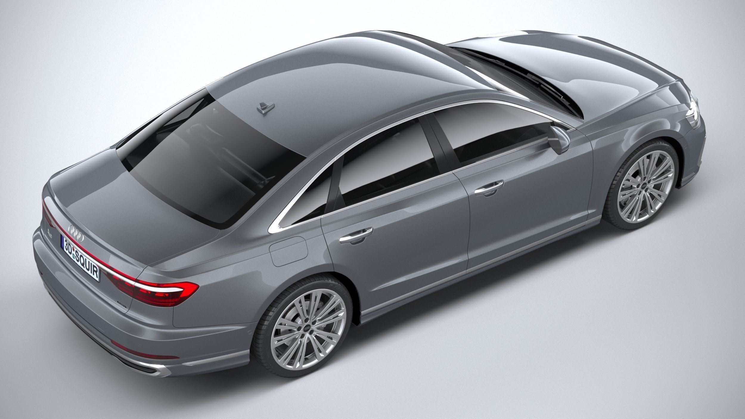 Audi A8 2022 3D model_10