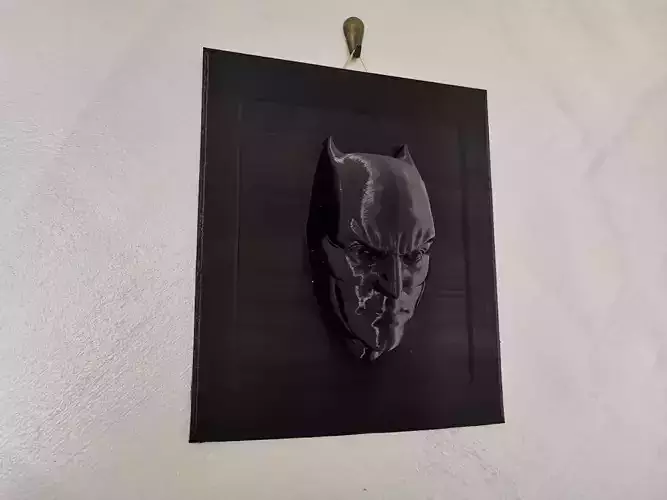 BATMAN FACE 3D PAINTING