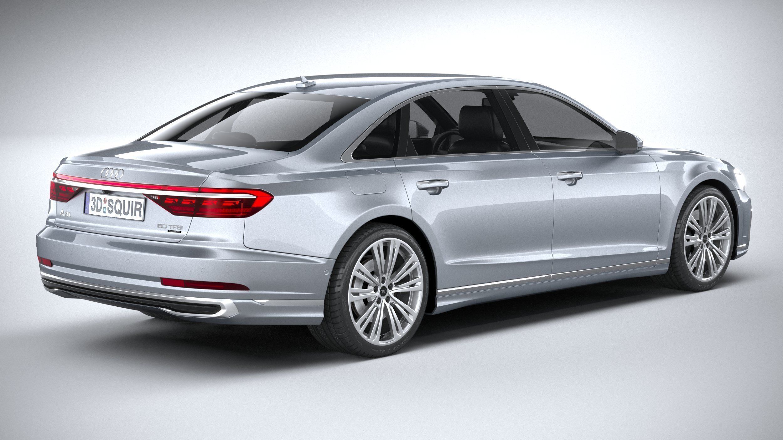 Audi A8L 2022 3D model_29