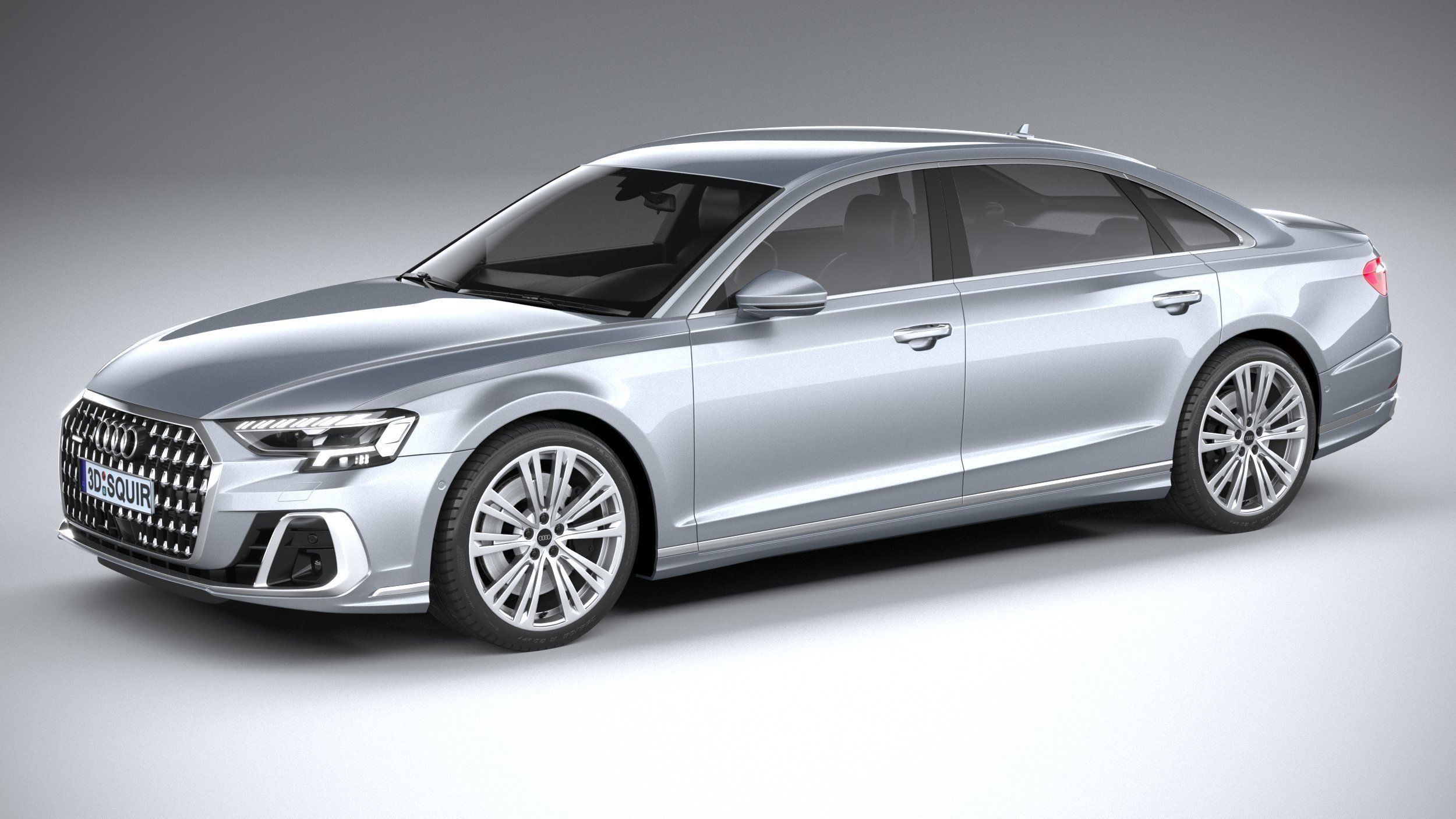 Audi A8L 2022 3D model_26