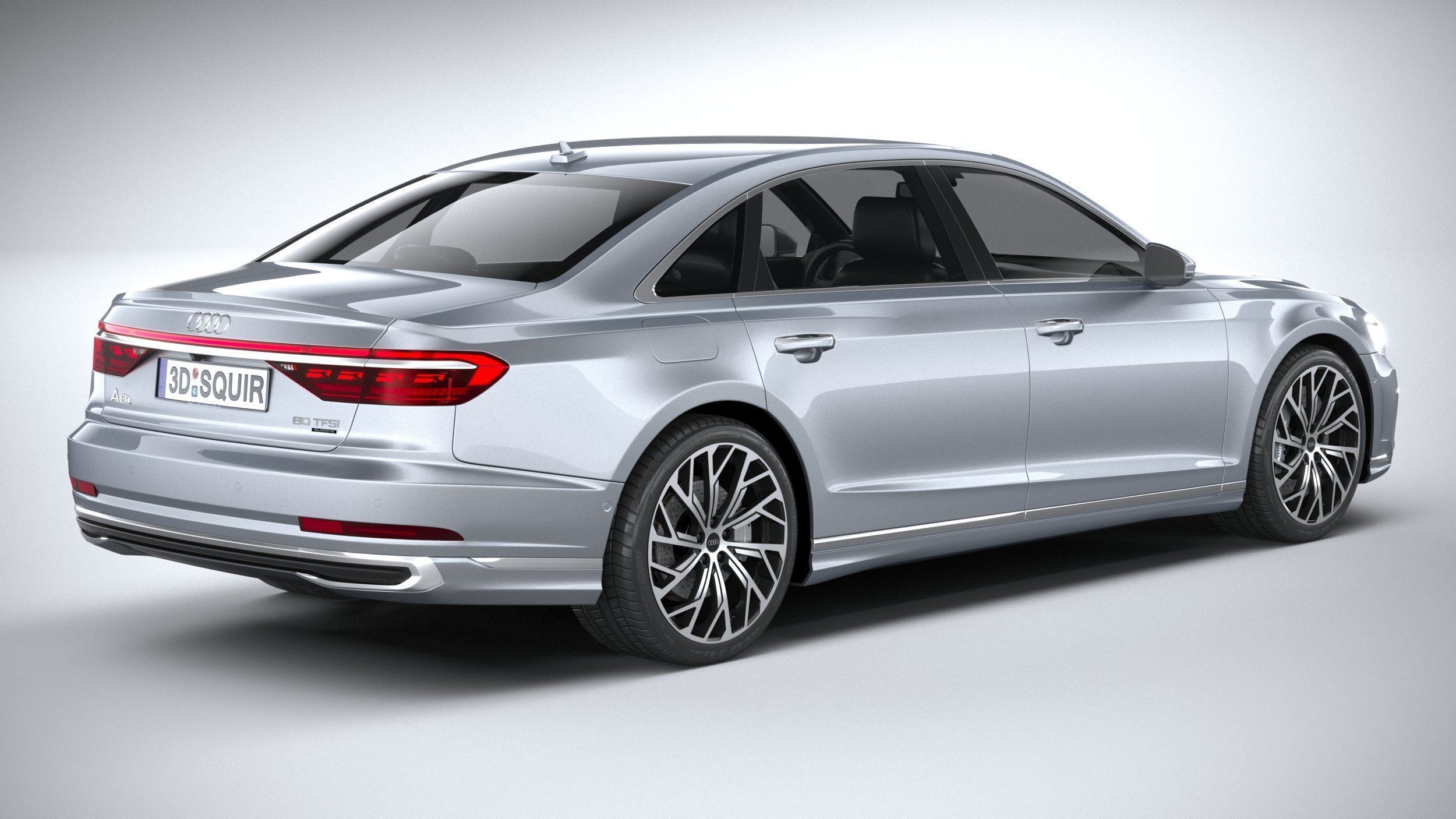 Audi A8L 2022 3D model_17