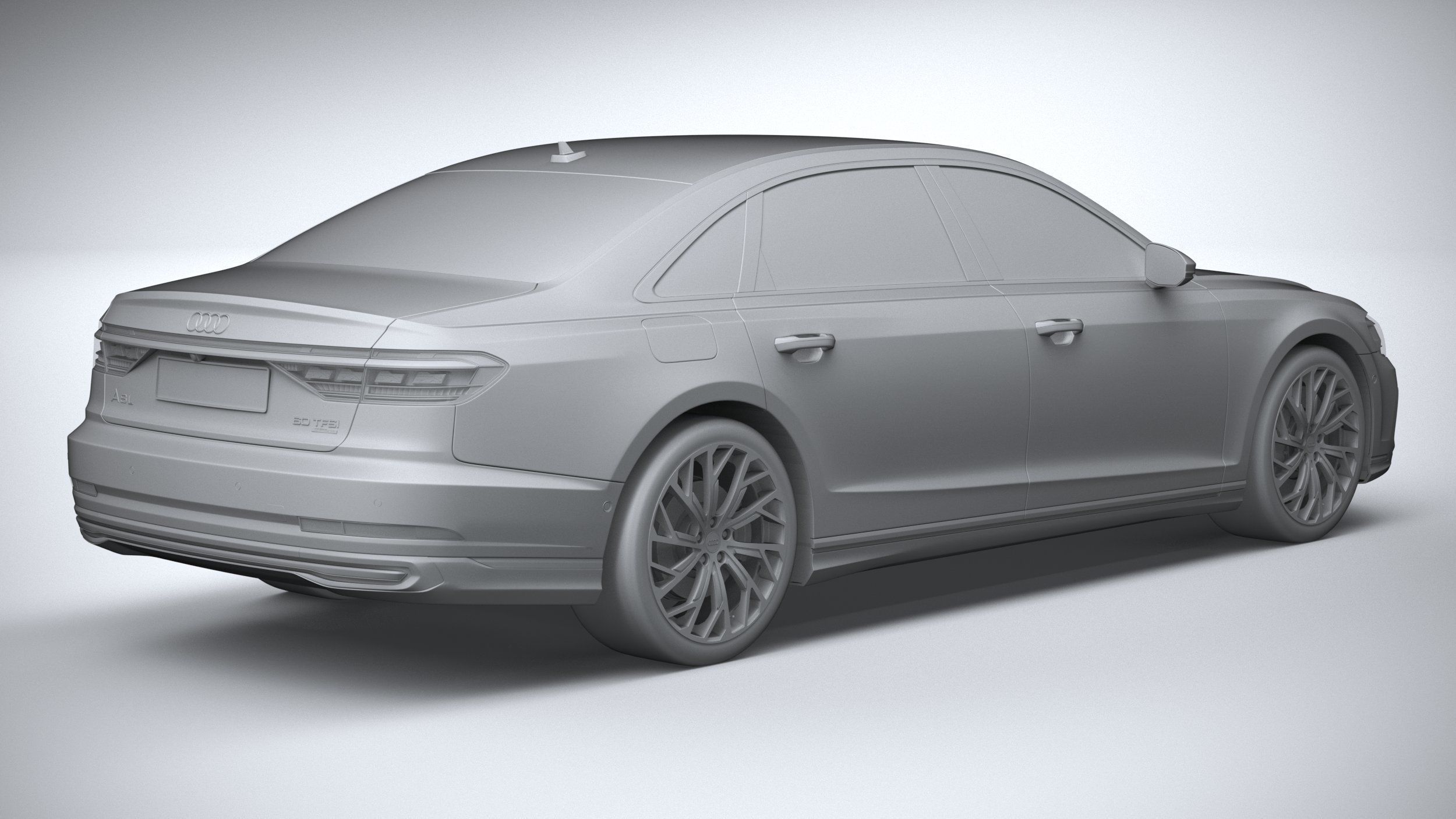 Audi A8L 2022 3D model_25