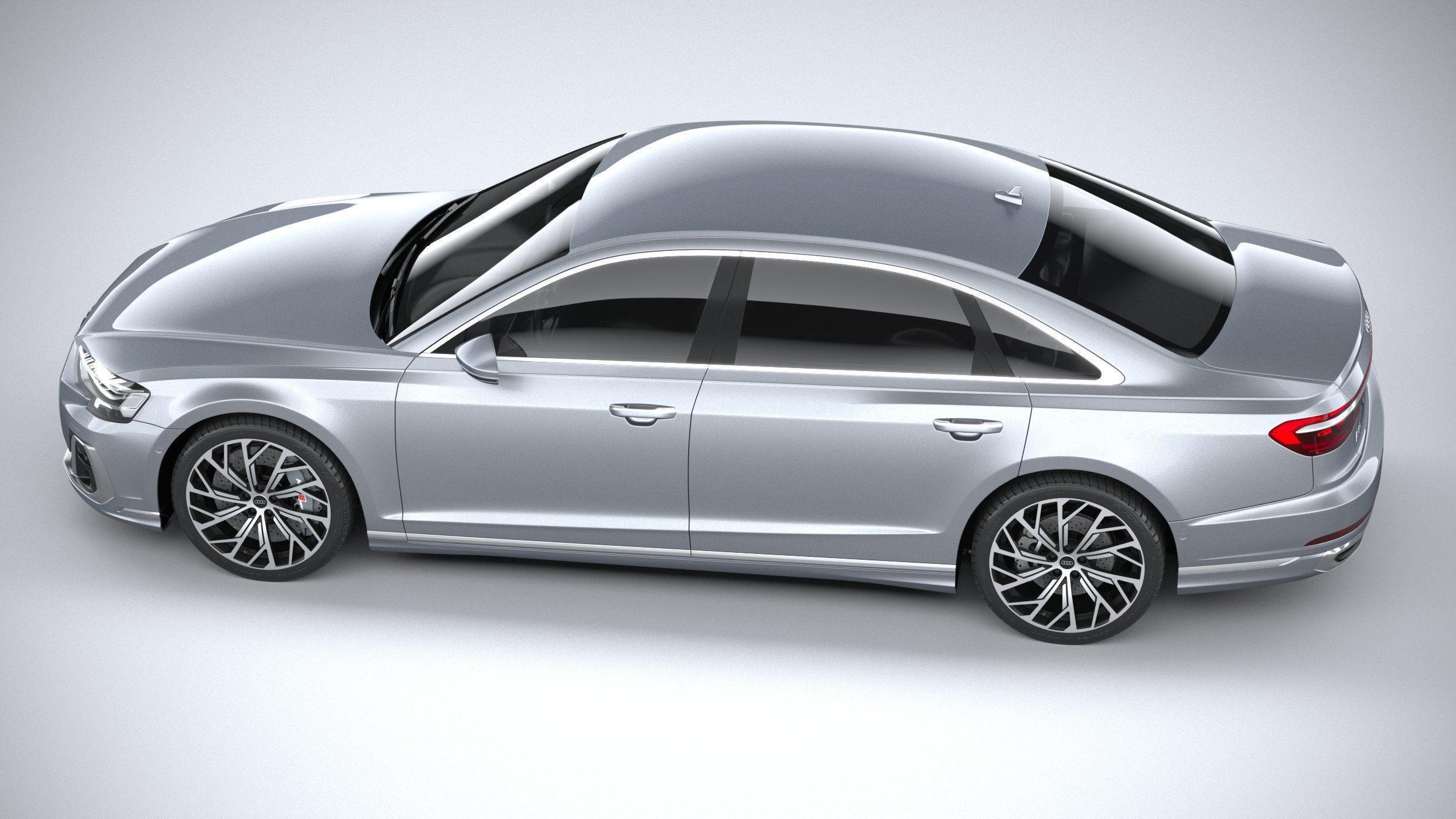 Audi A8L 2022 3D model_9