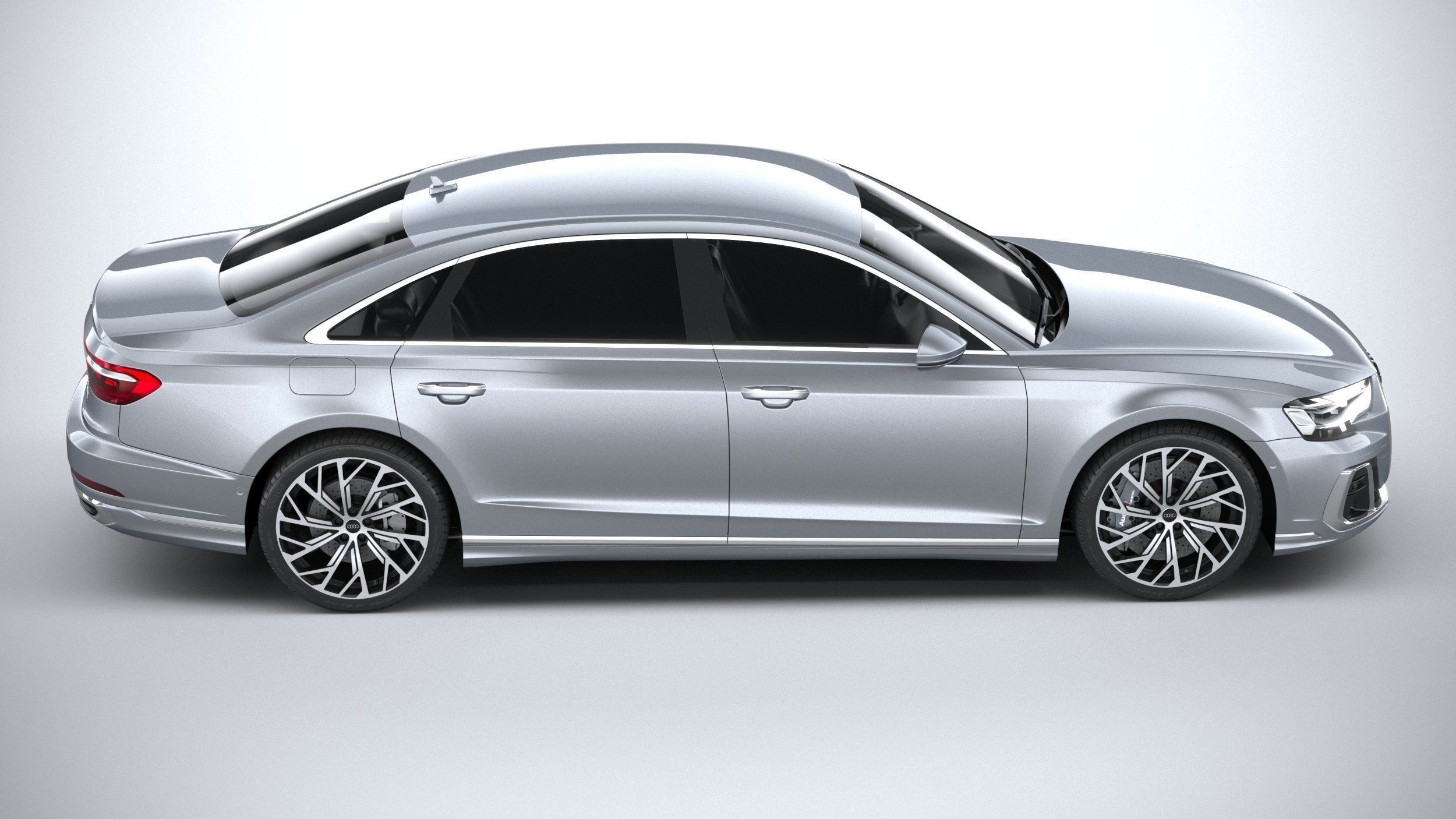 Audi A8L 2022 3D model_11