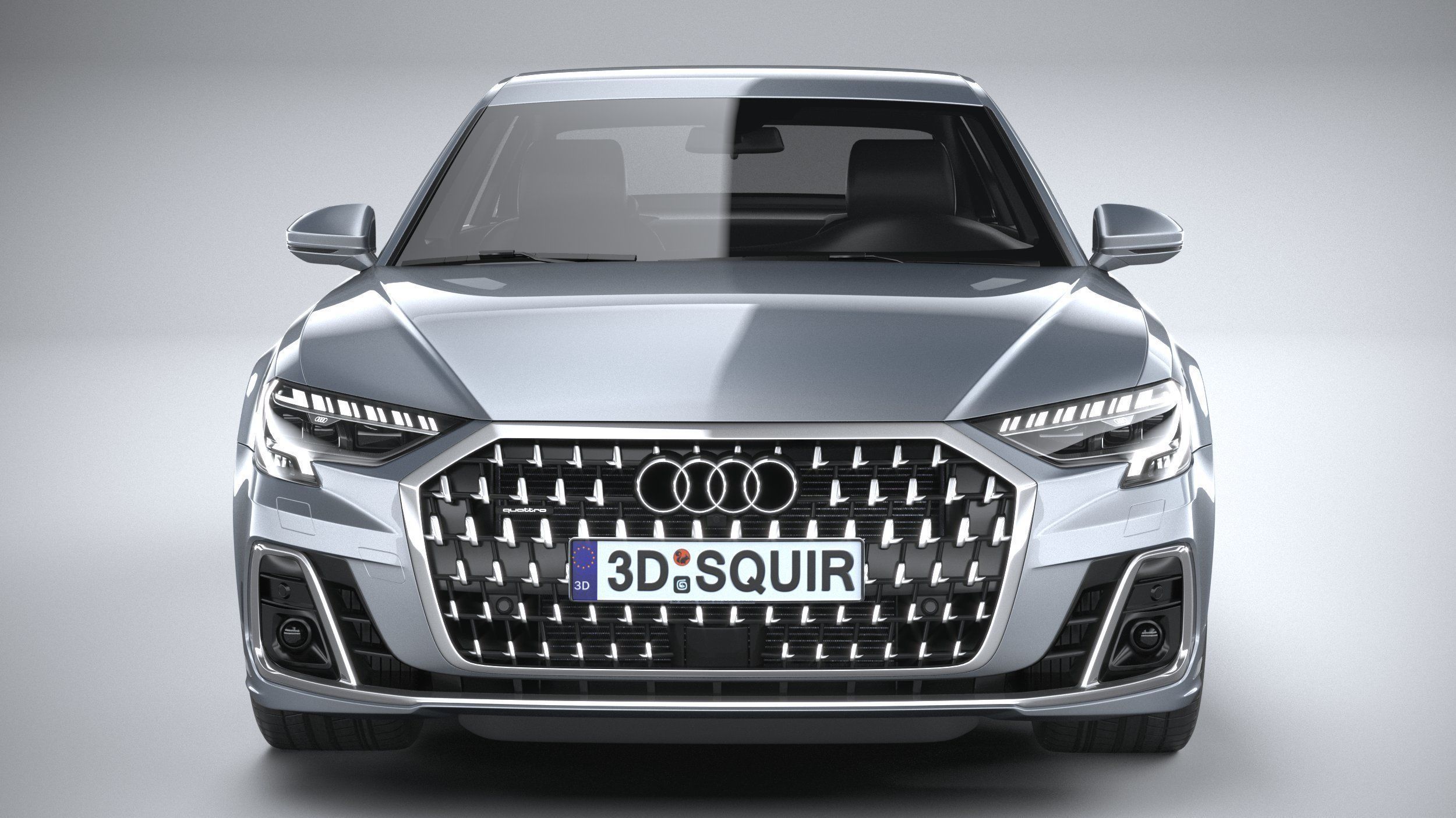 Audi A8L 2022 3D model_13