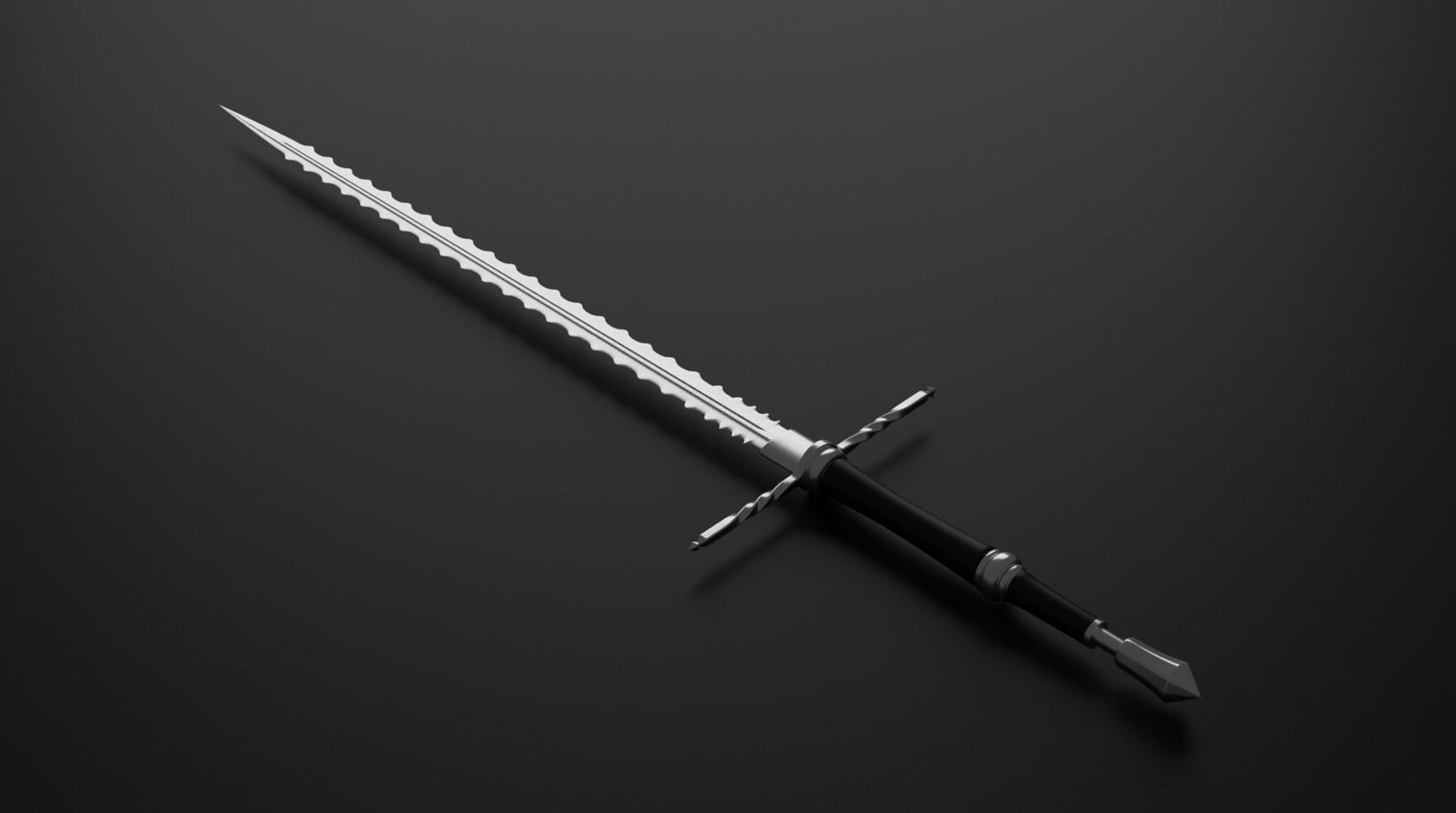 Really cool sword 3D model_4