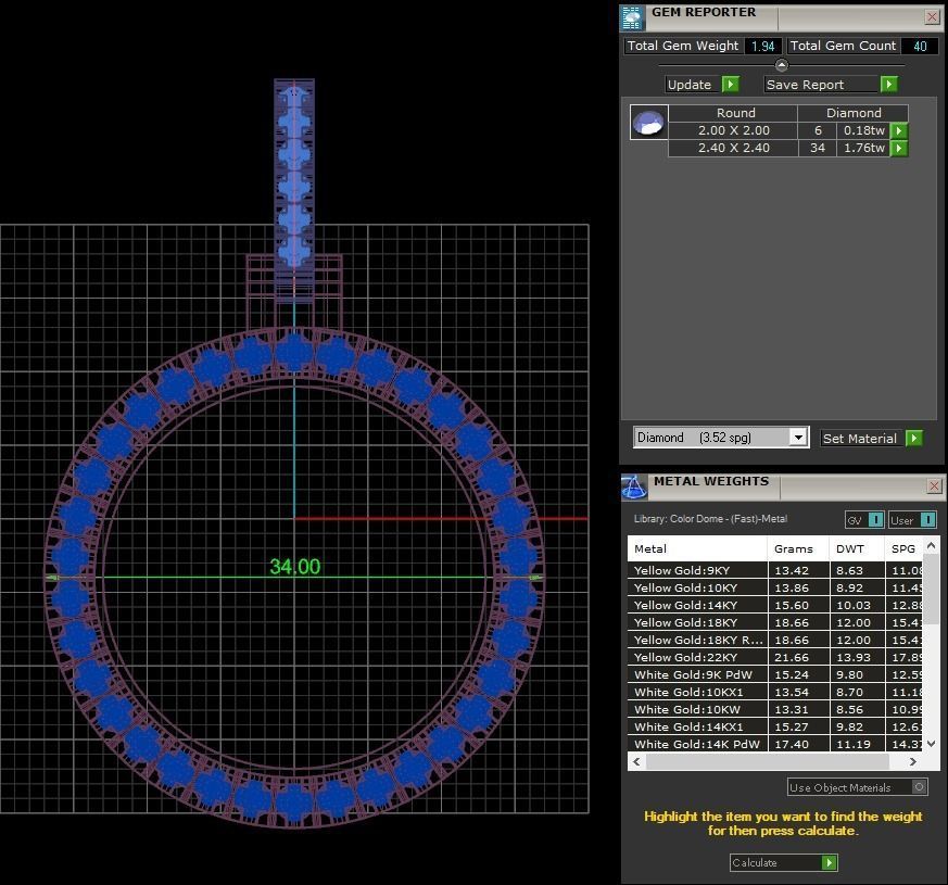 Coin bezel 3D print model_1
