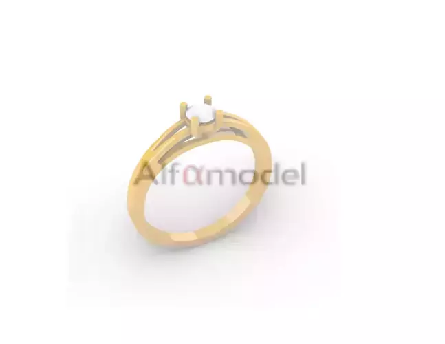 Single Stone Ring Version