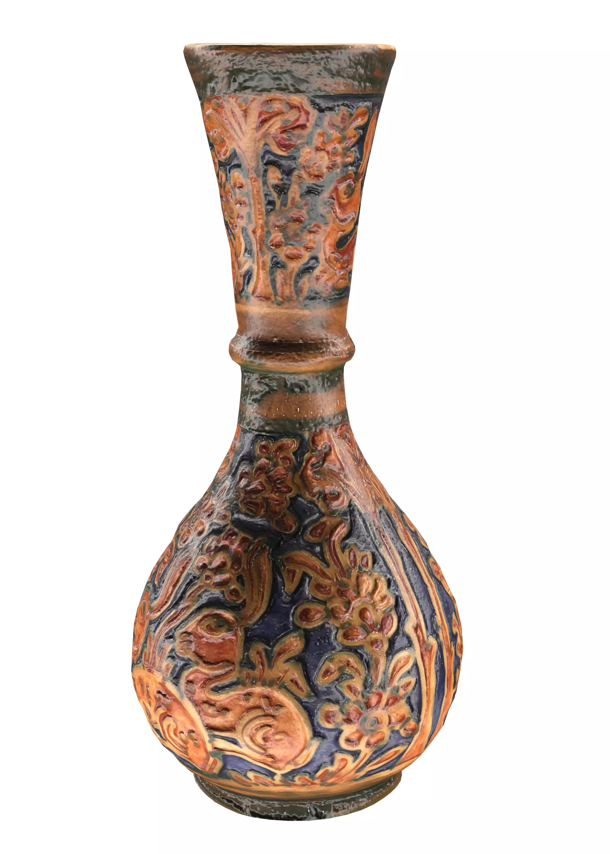 persian pottery vase n02 Low-poly 3D model_0
